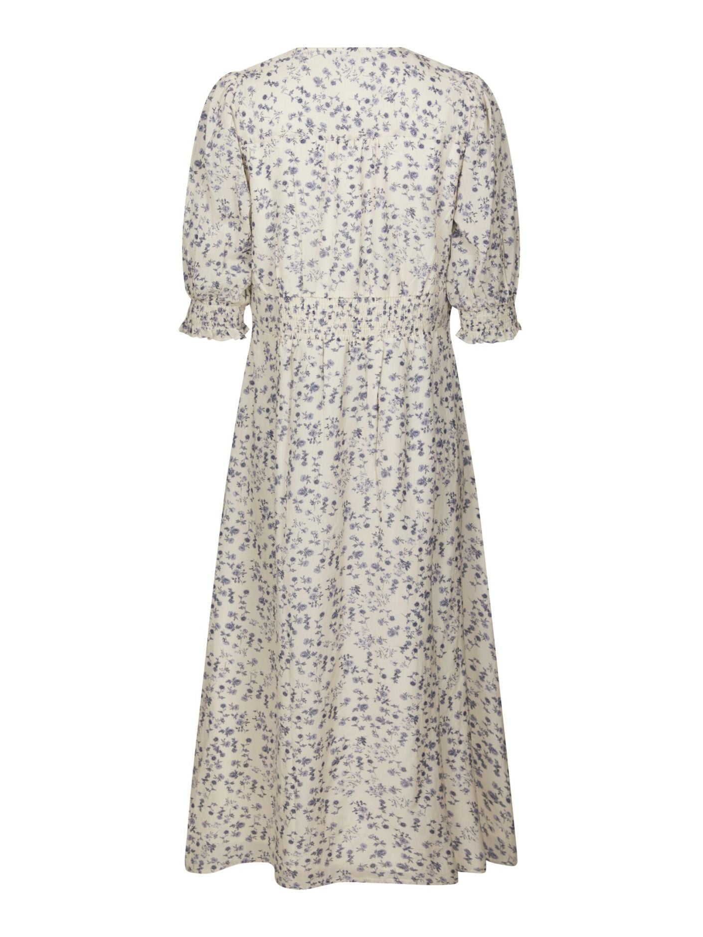 Valley Structure Flower Dress Off White