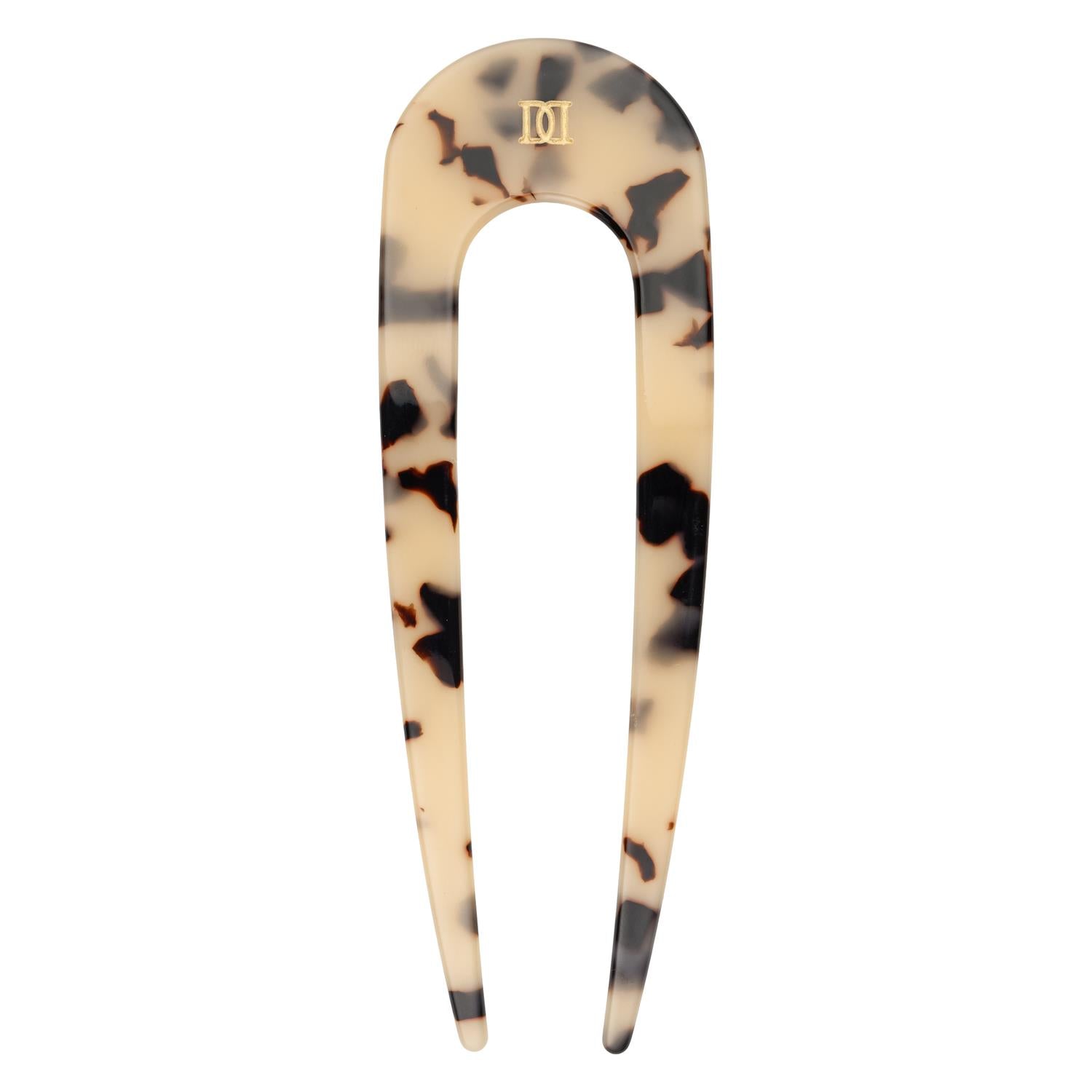 French Hair Pin Sand Tortoise