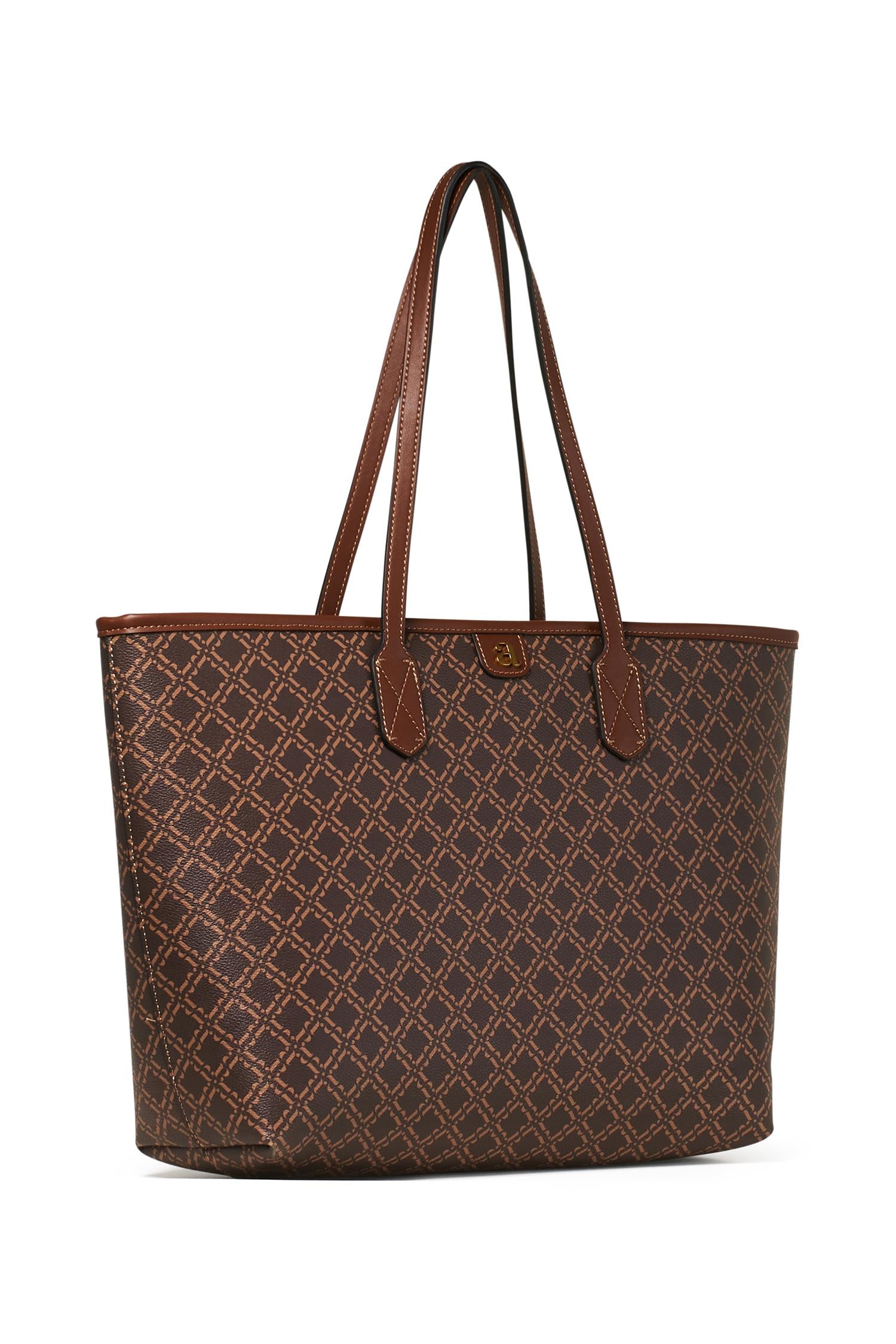 Ultimate Monogram Tote Brown