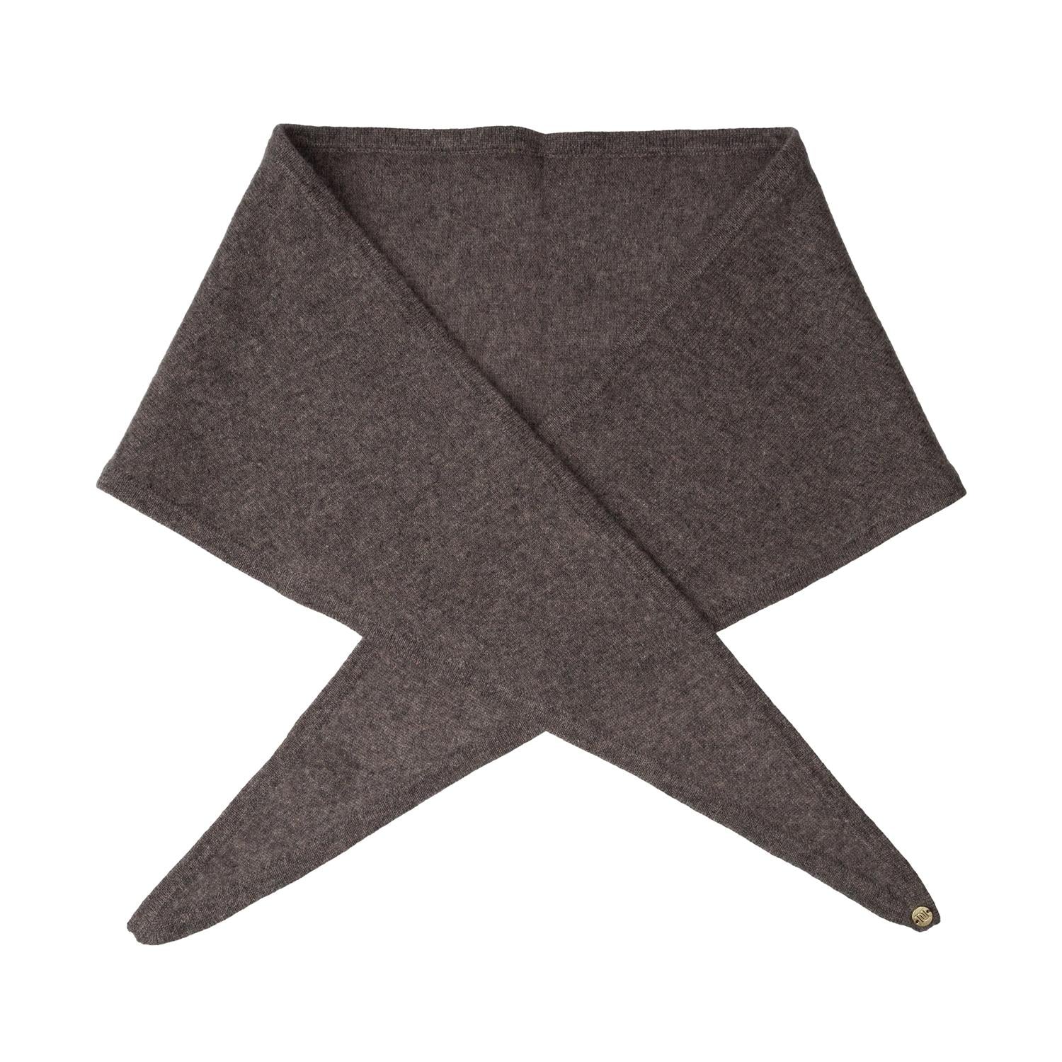 Cashmere Scarf Taupe Melange
