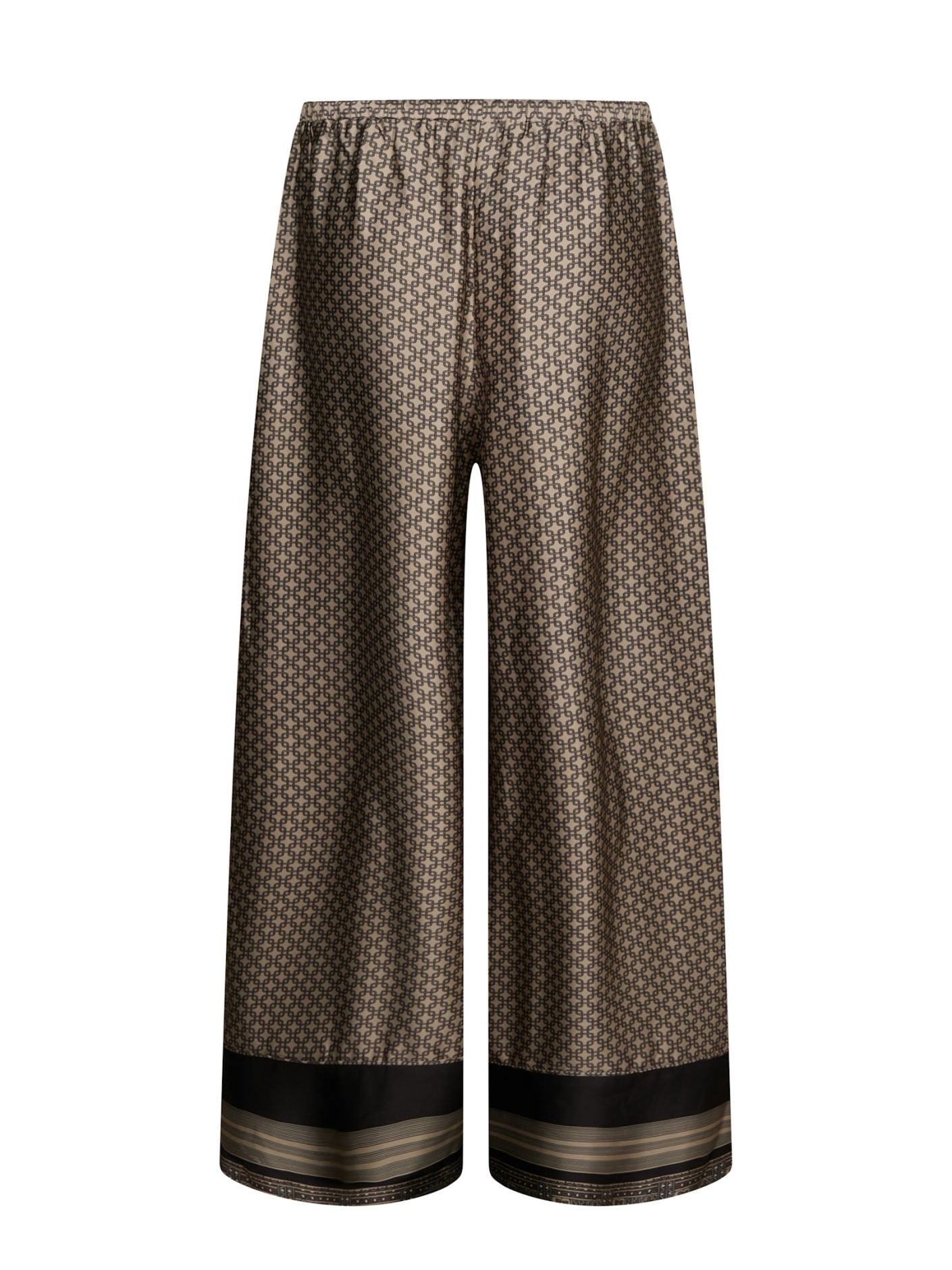 Sora Pattern Pants Beige
