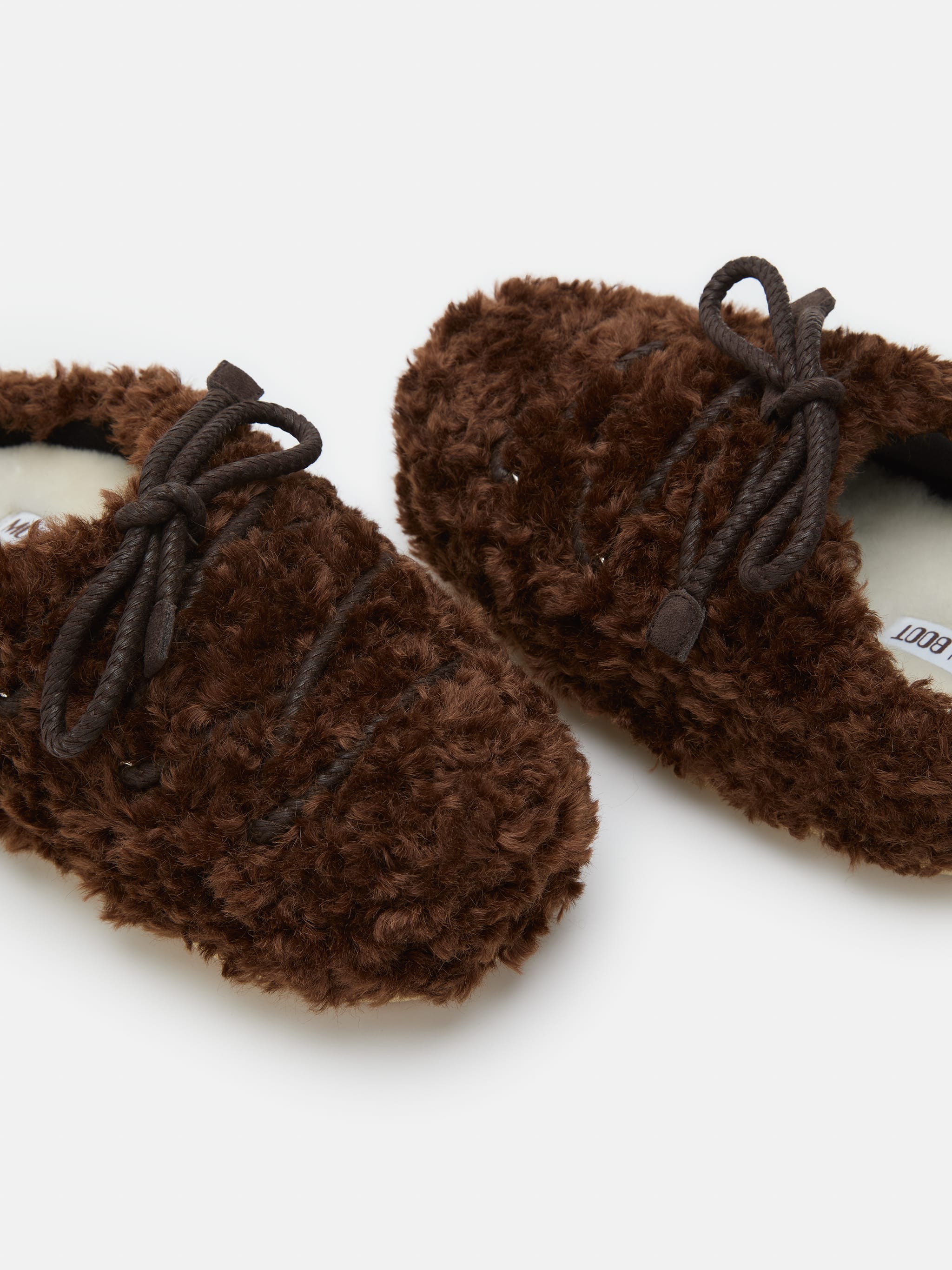 Evx Mule Curly Dark Brown
