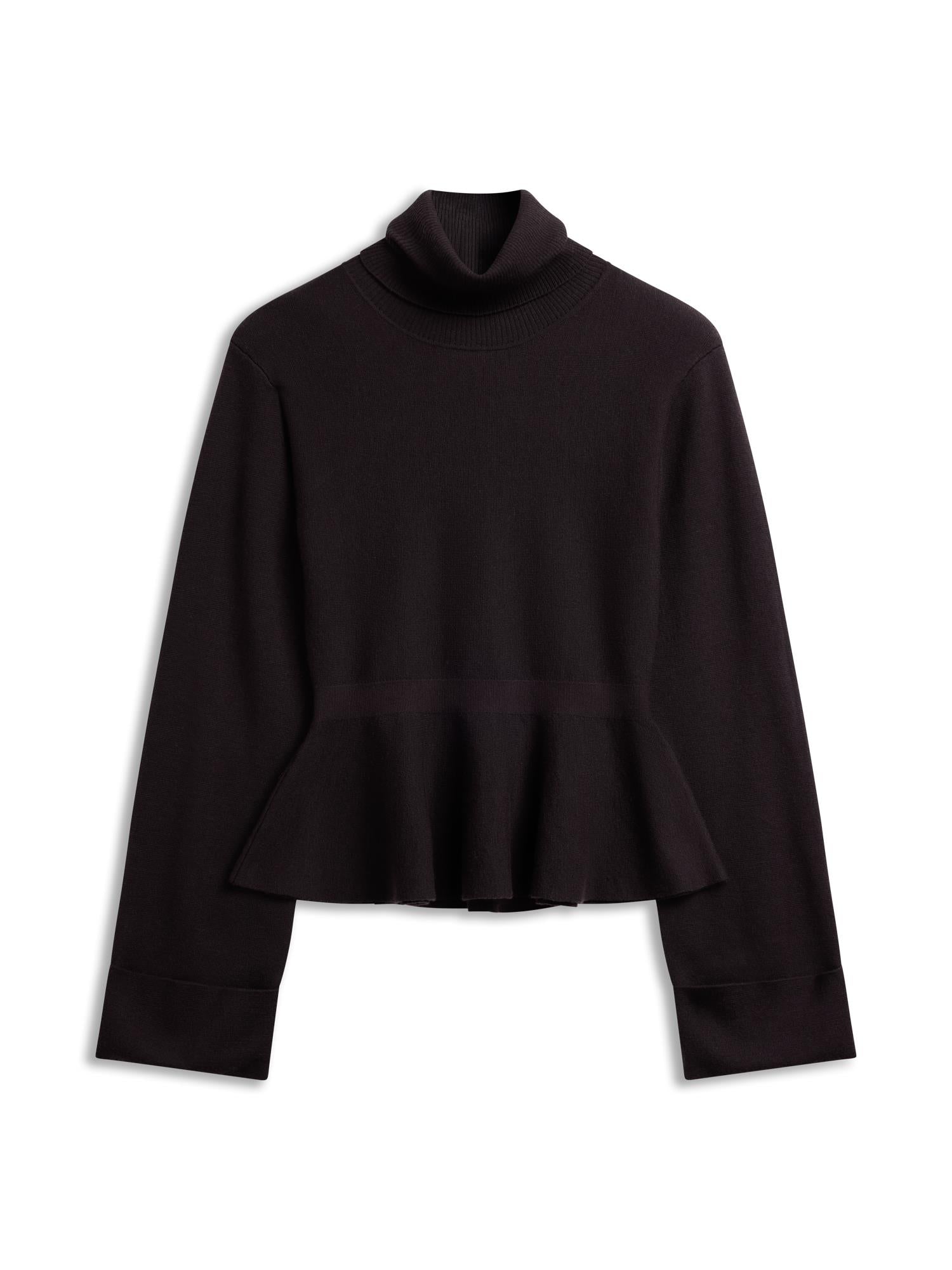 Ovie Merino Sweater Dark Brown