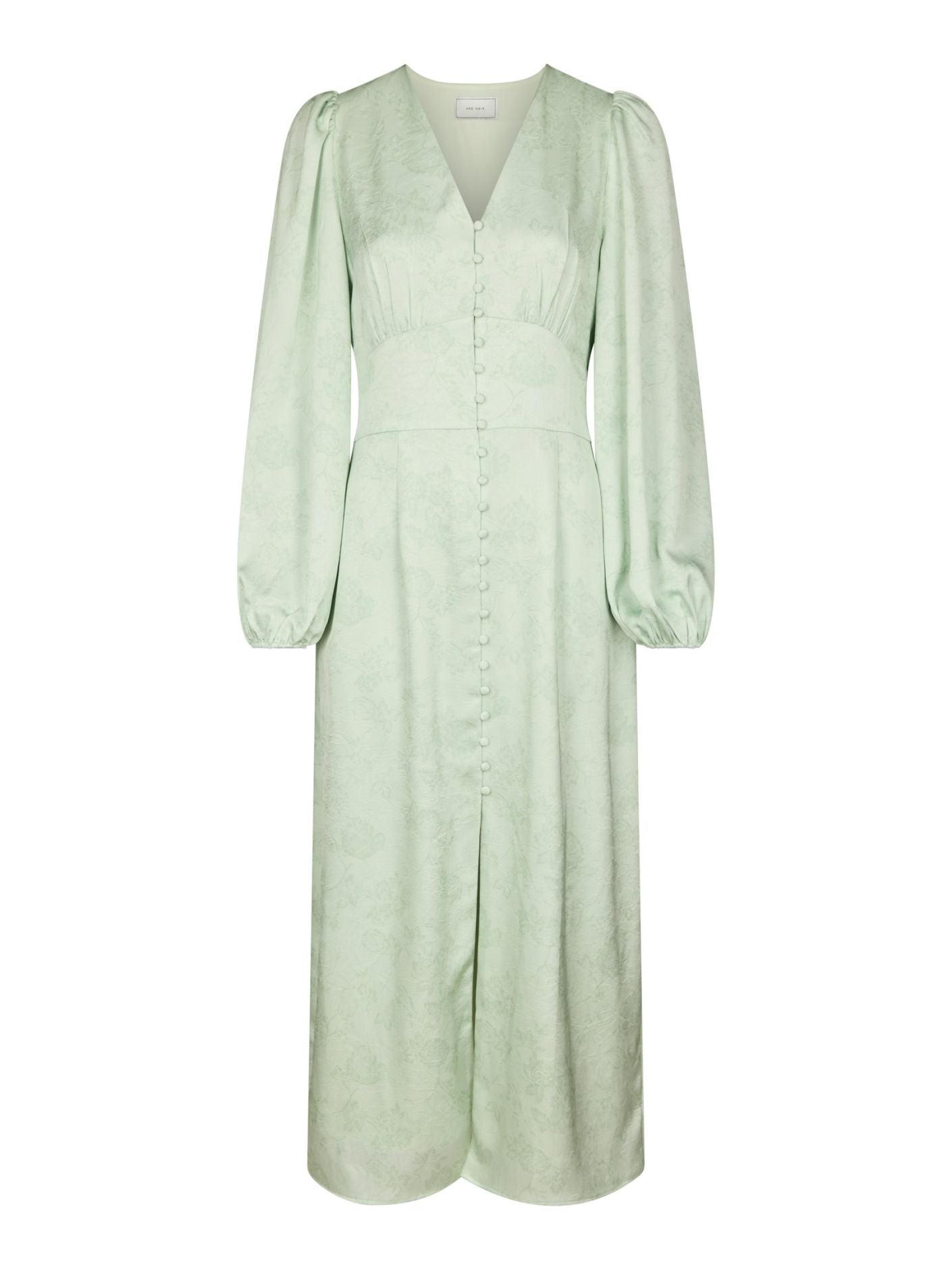 Alto Pattern Sateen Kjole Dus Grønn