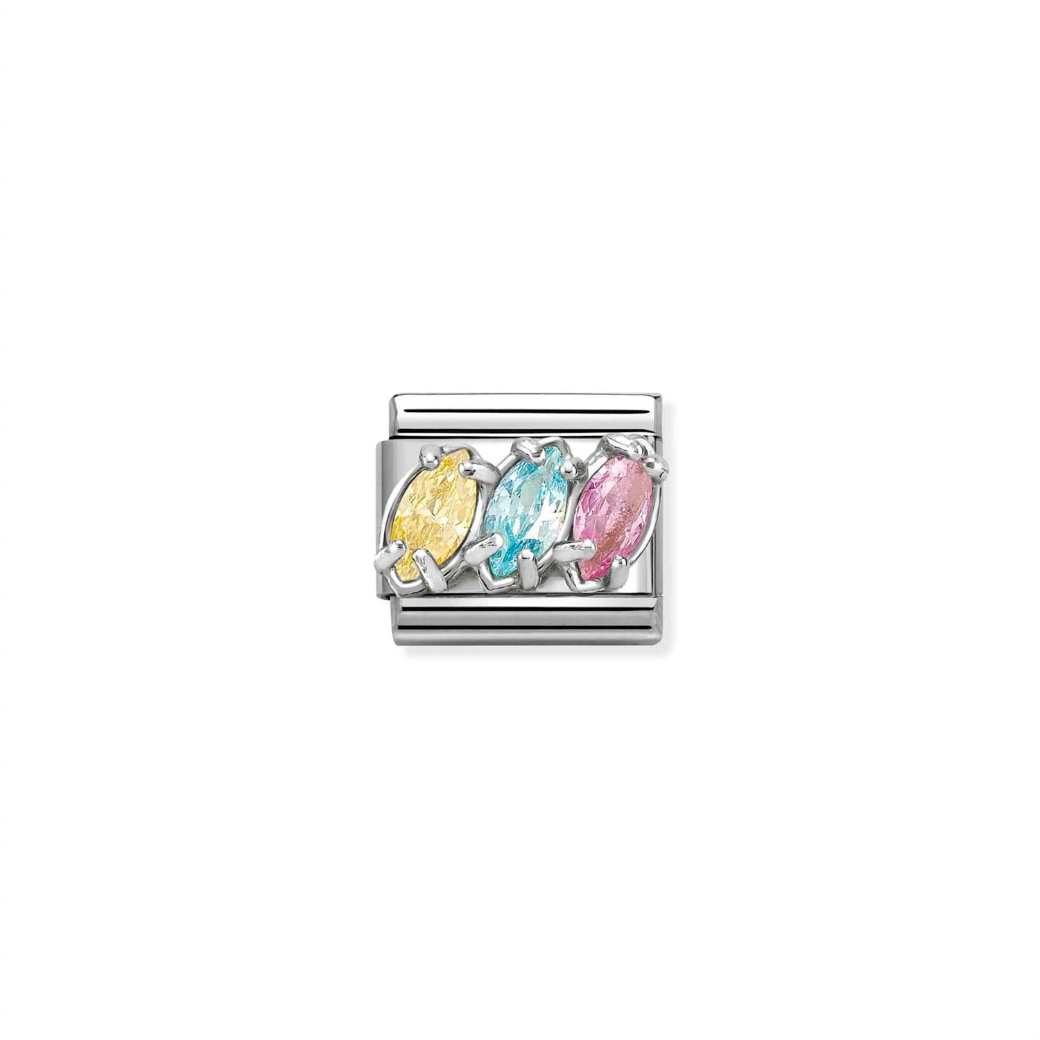 Yellow/Light Blue/Pink Trilogy