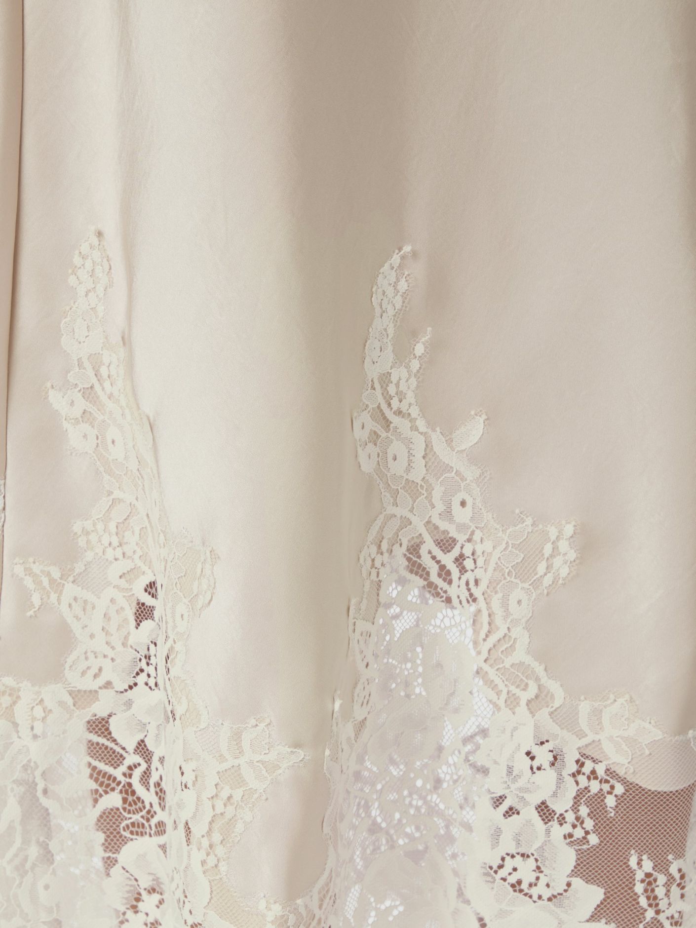 Yelina Heavy Sateen Skirt Champagne