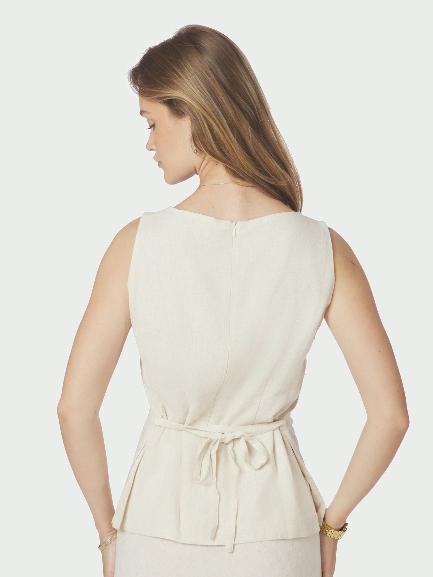 Nassa Linen Top Natural