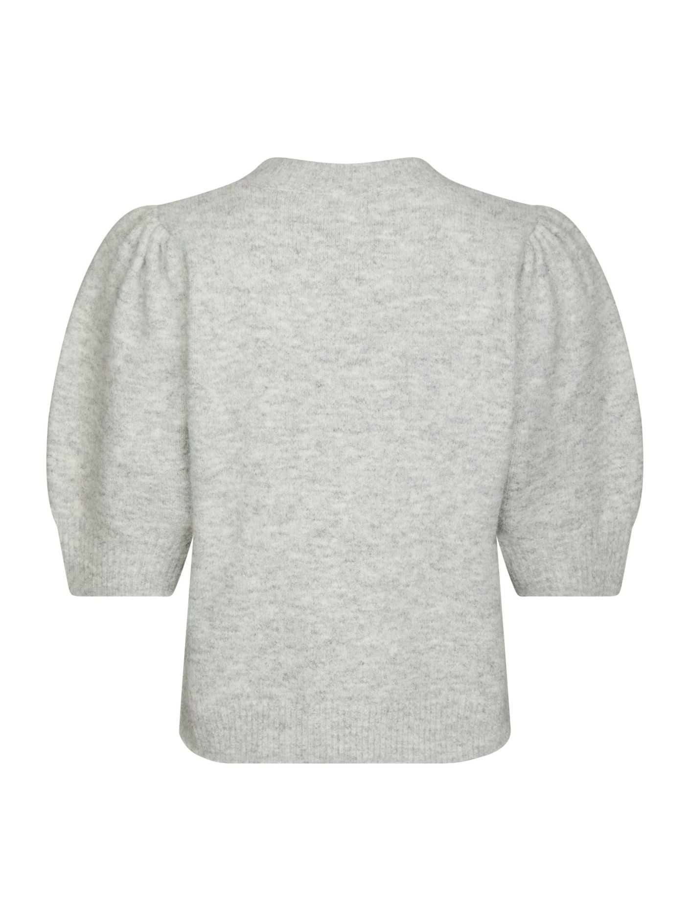 Trudy Deco Knit Cardigan Grey Melange