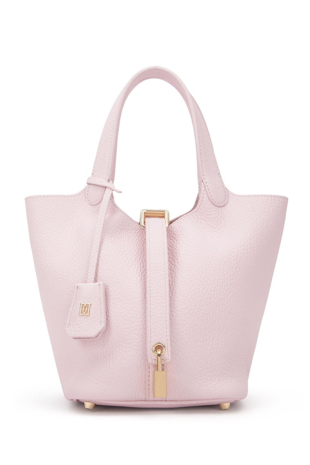 Leather Bucket Bag Mini Pale Rose