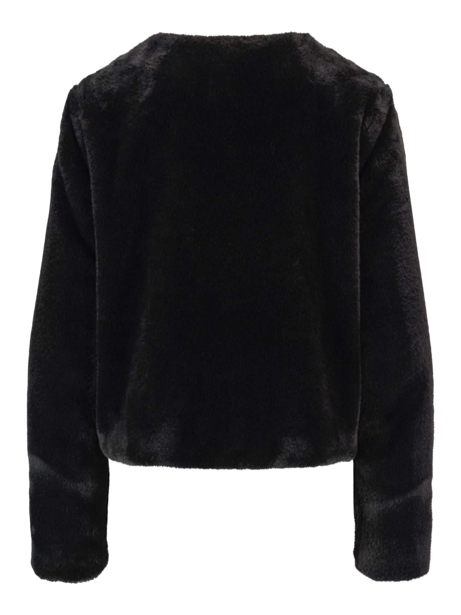 Carro Fake Fur Jacket Black