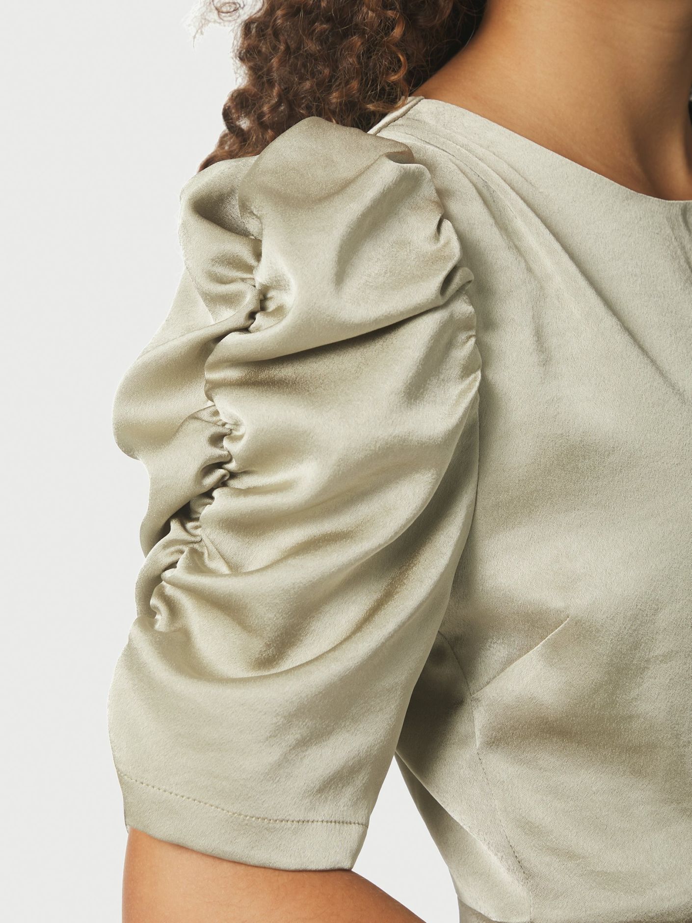 Benuti Solid Dress Light Green