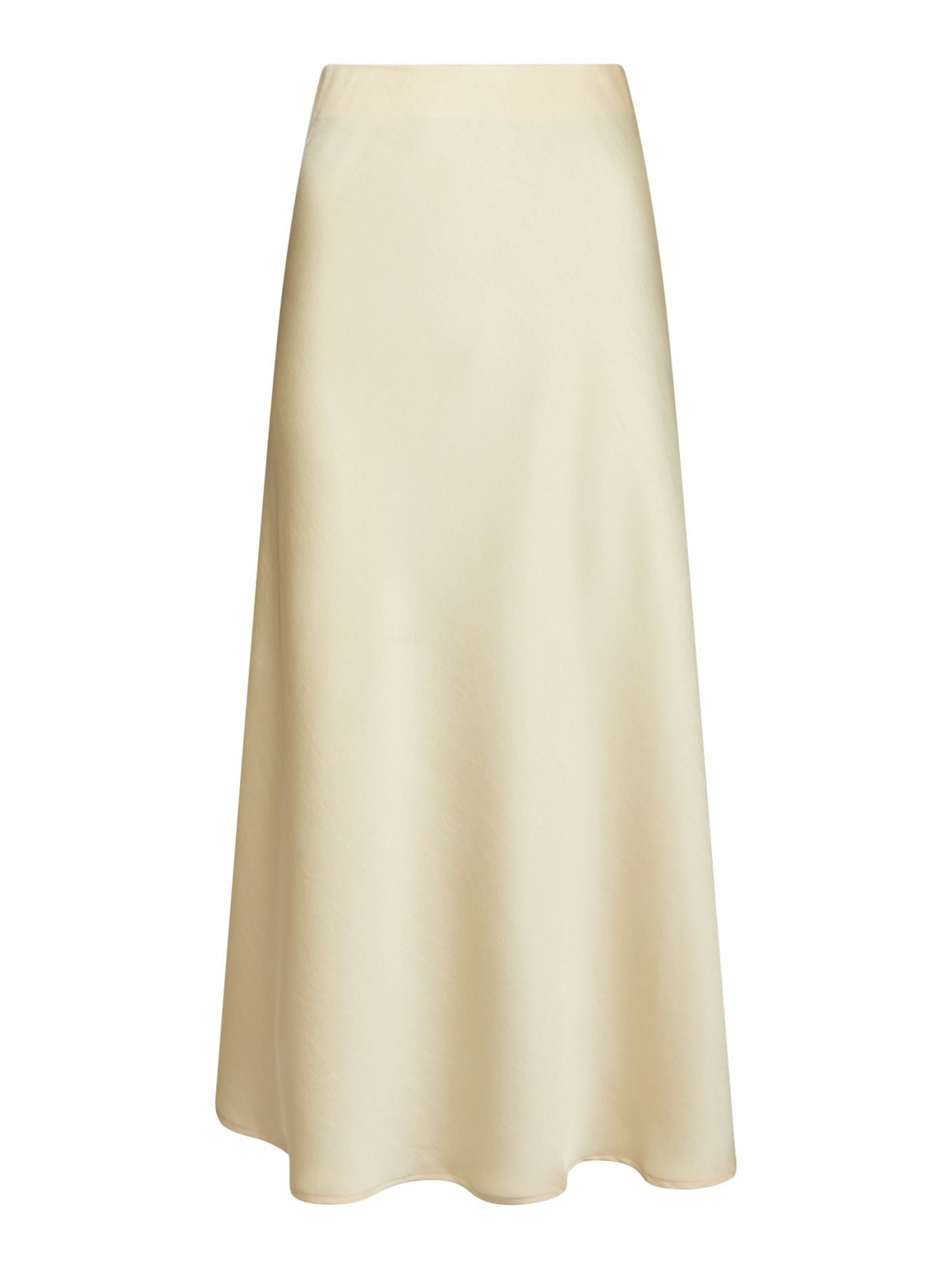 Vicky Heavy Sateen Skirt Light Yellow