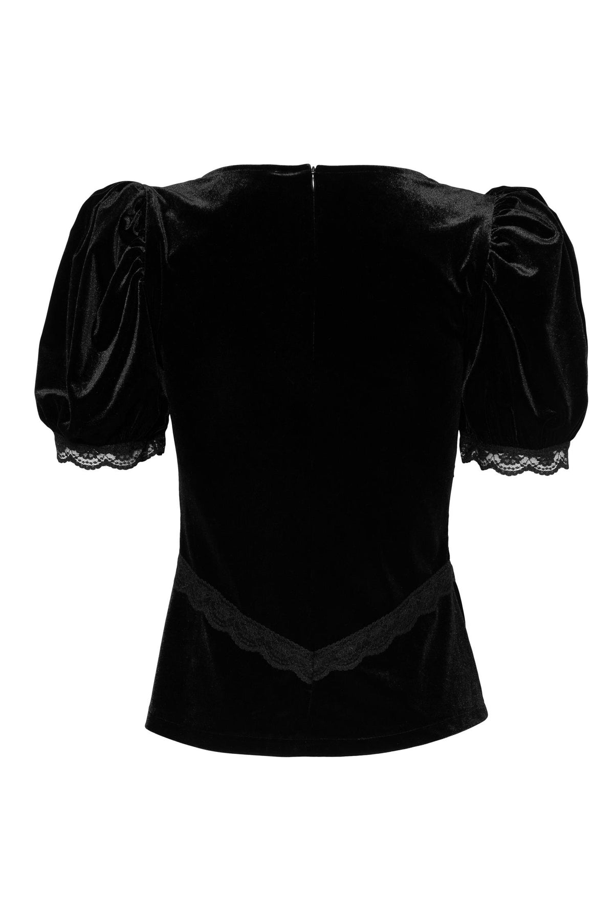 Francis Velvet Top Black