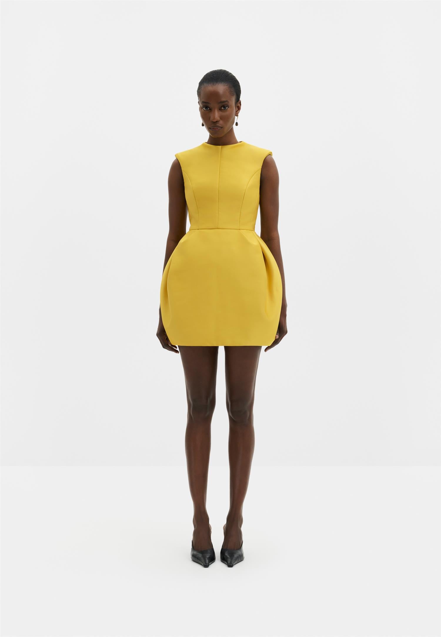 Debra Sleeveless Sculptural Mini Dress Mango