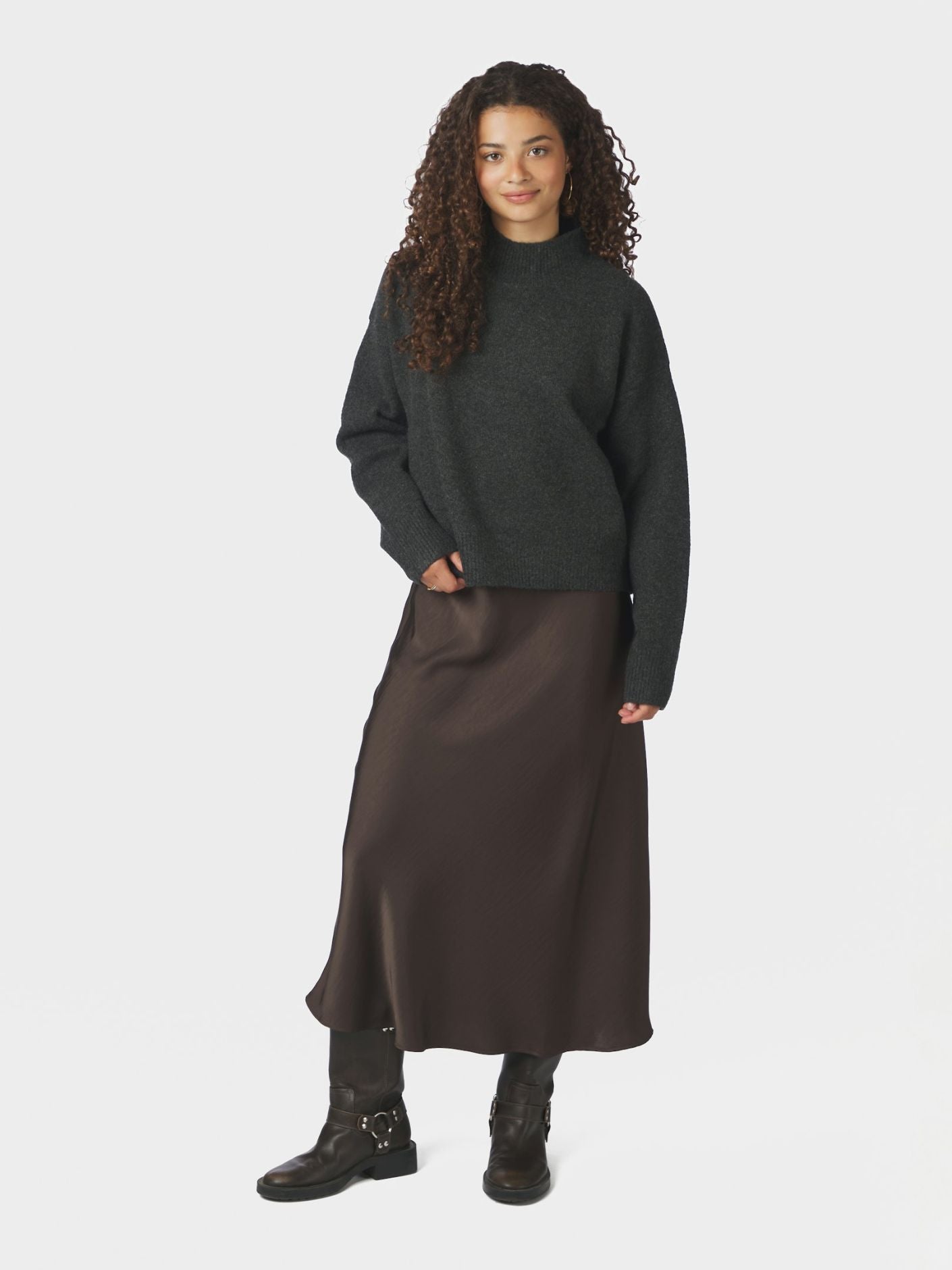 Bovary Skirt Dark Brown