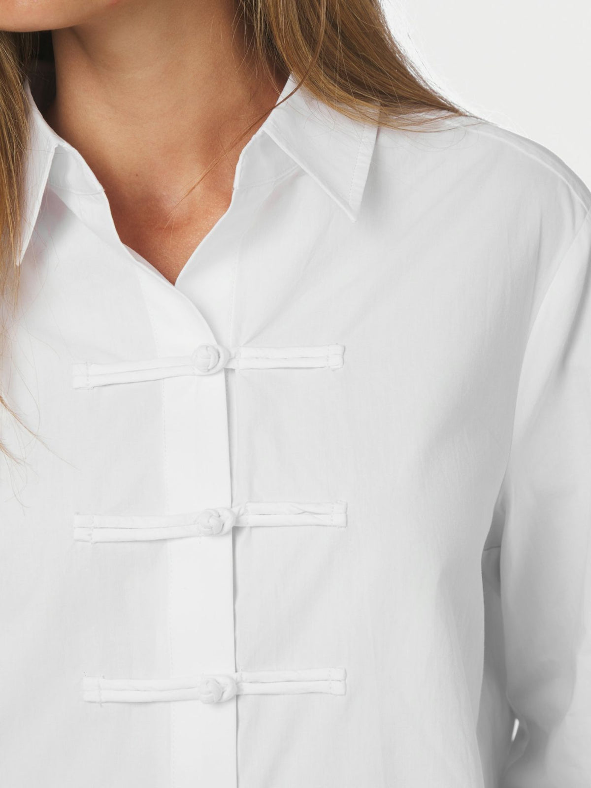 Cam Poplin Shirt White