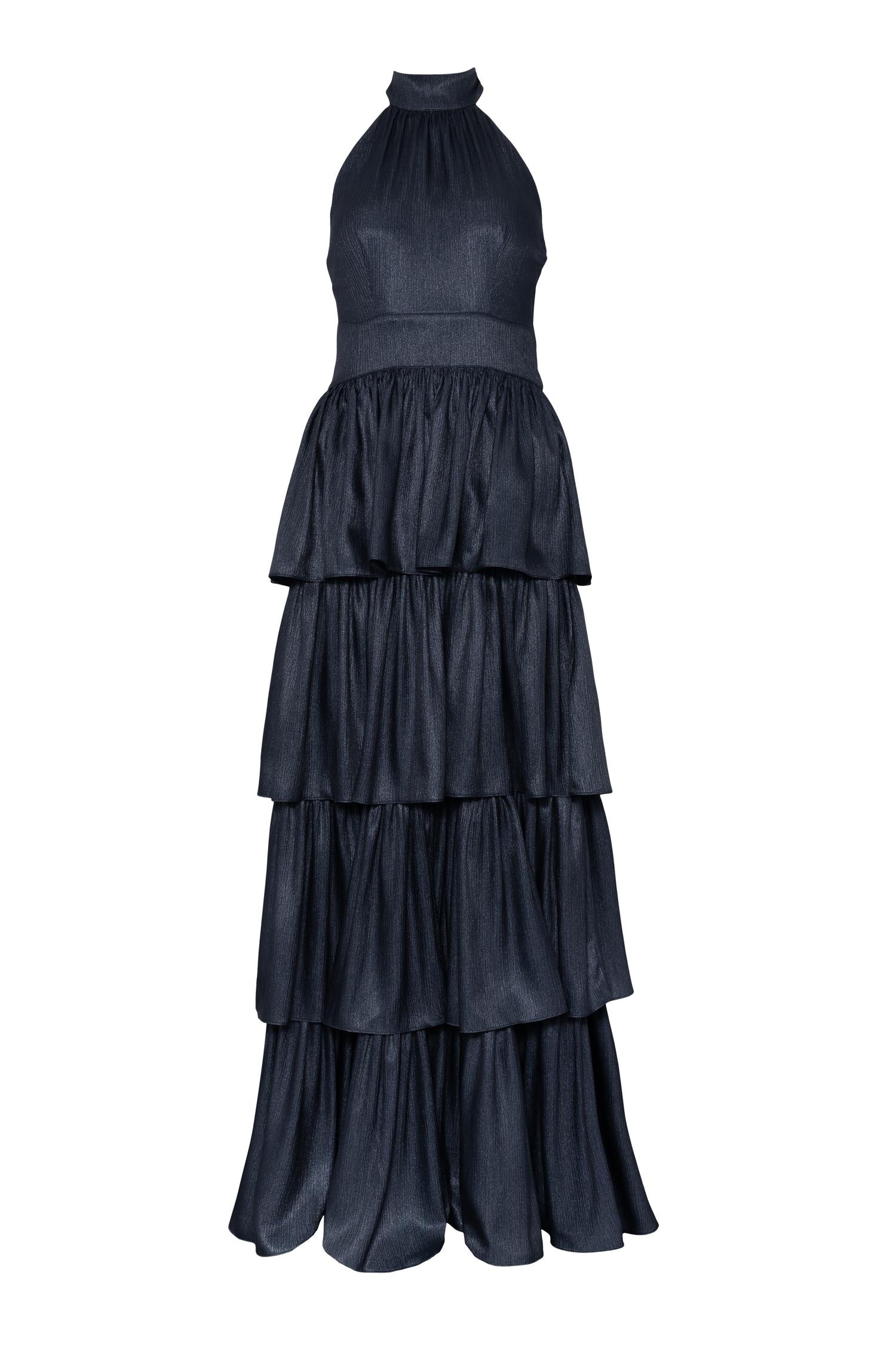 Angel Open Back Maxi Dress Navy