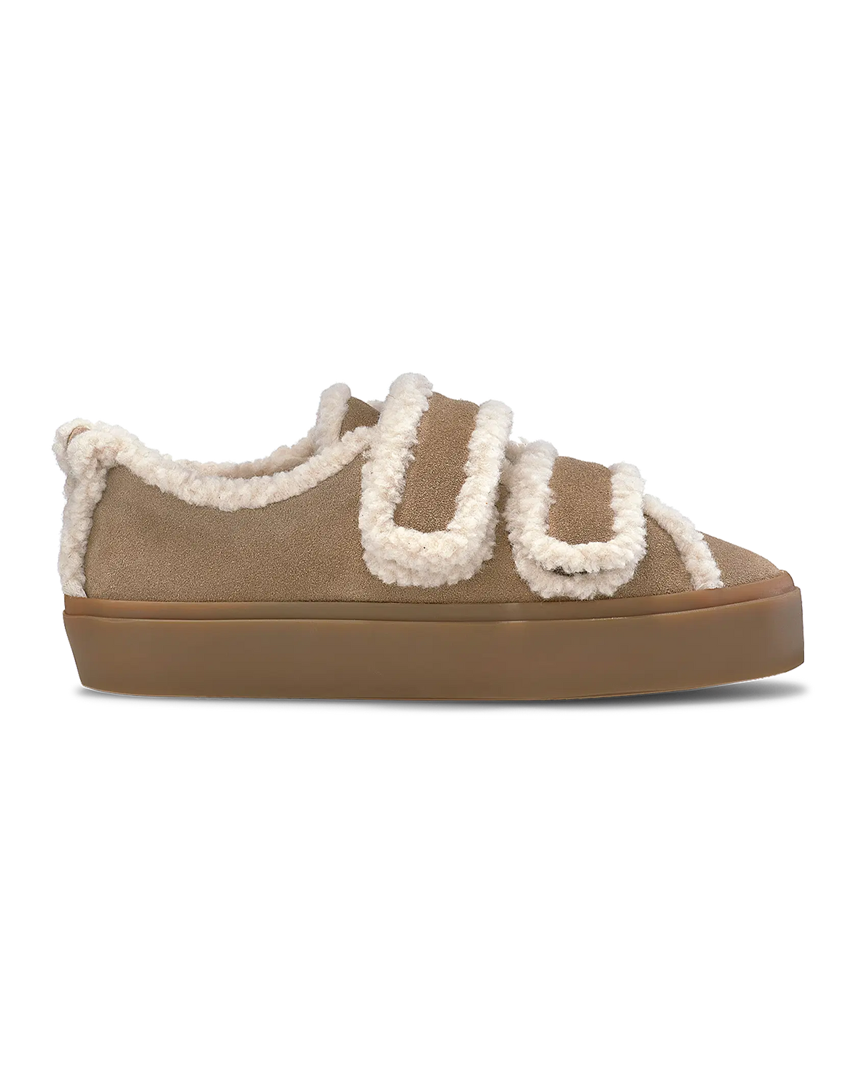 Shearling Low Velcro Light Beige