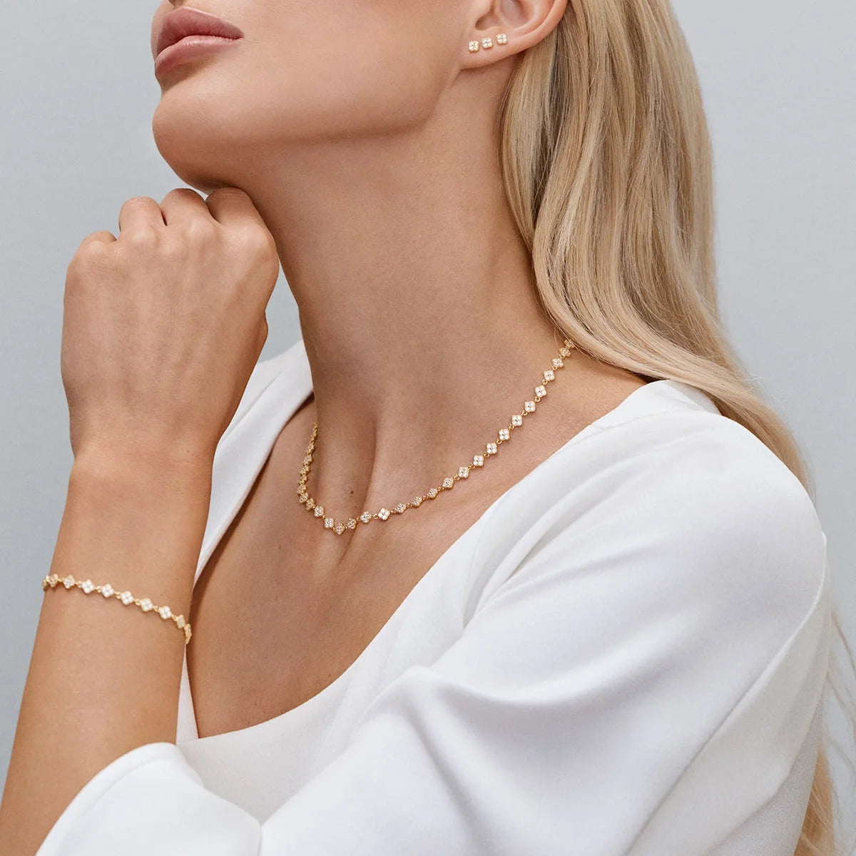 Blossom Bracelet Gold 17cm