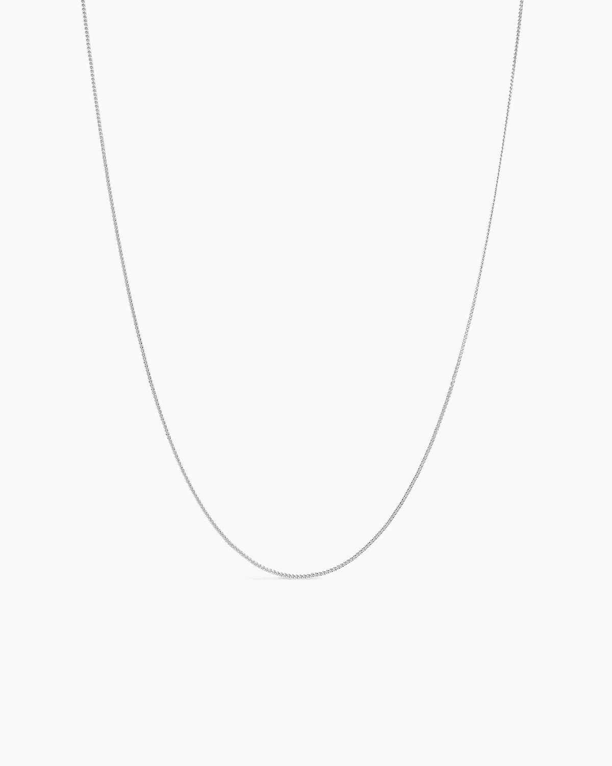 Thin Chain Silver 42cm