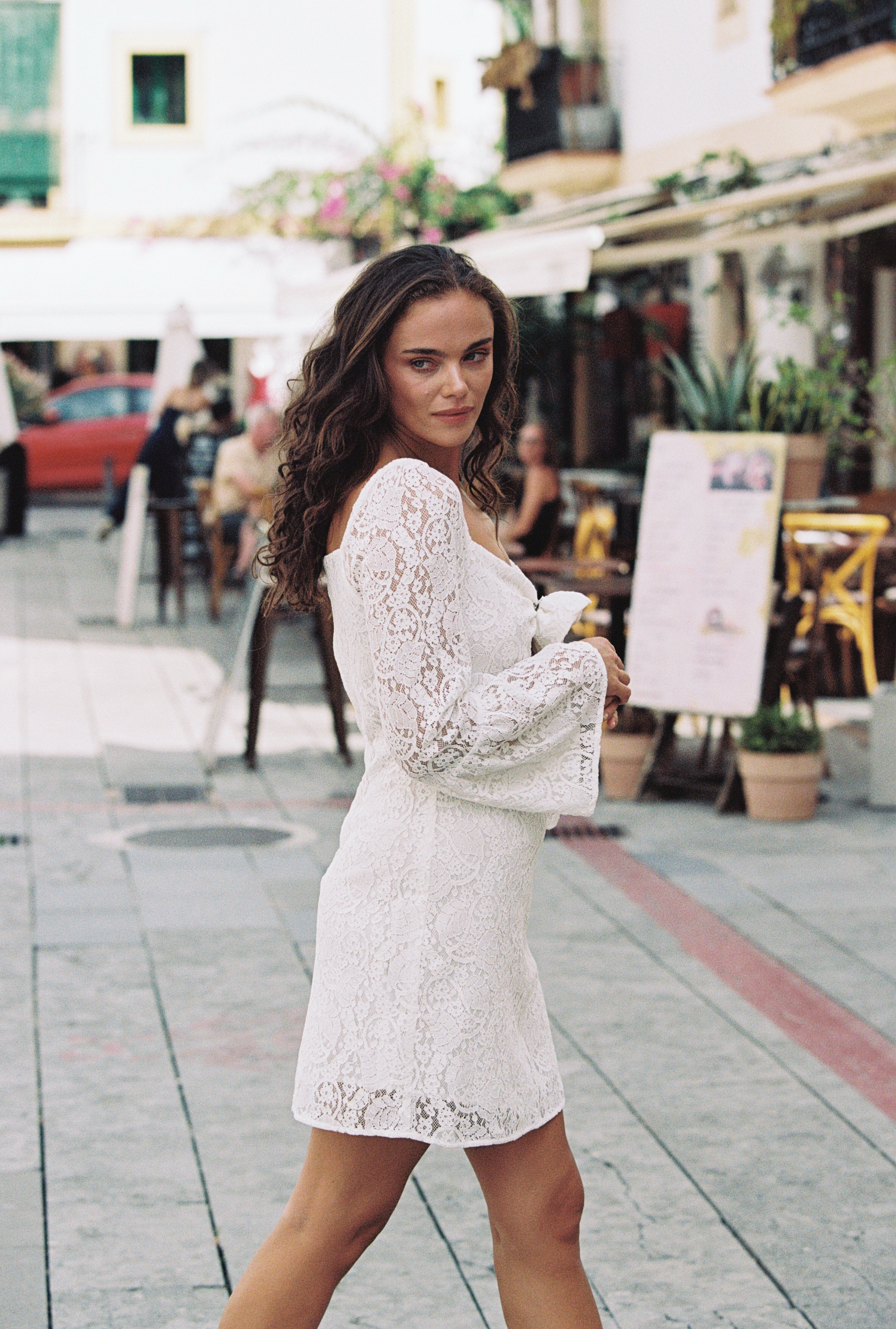 Brittany Dress White Lace