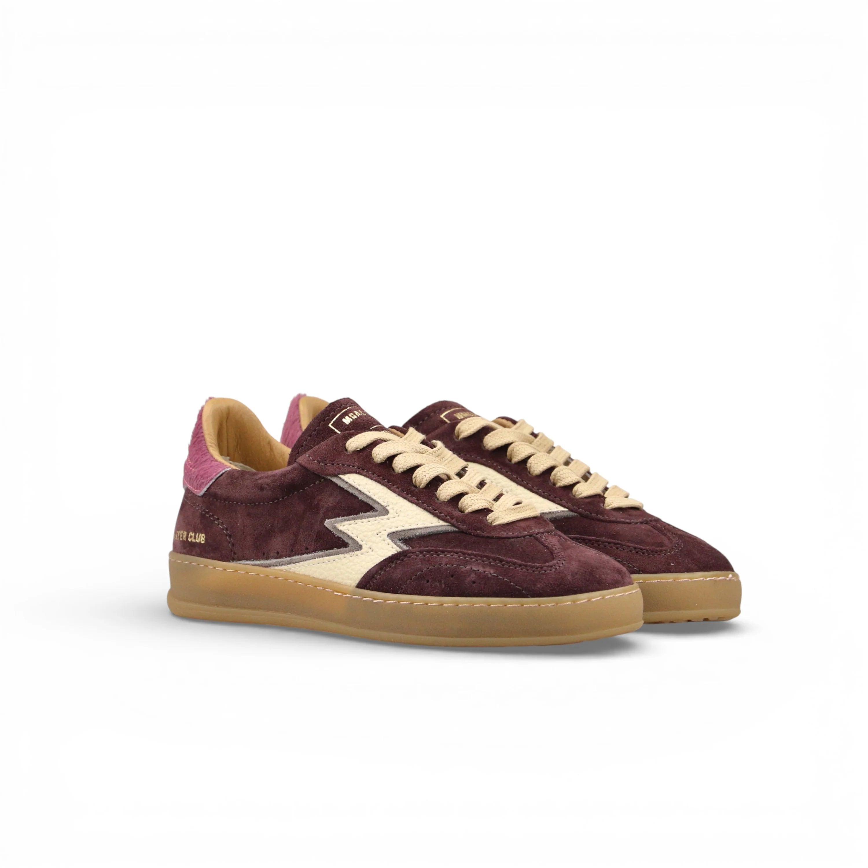 Club Purple Suede Mauve Horsy Backtab