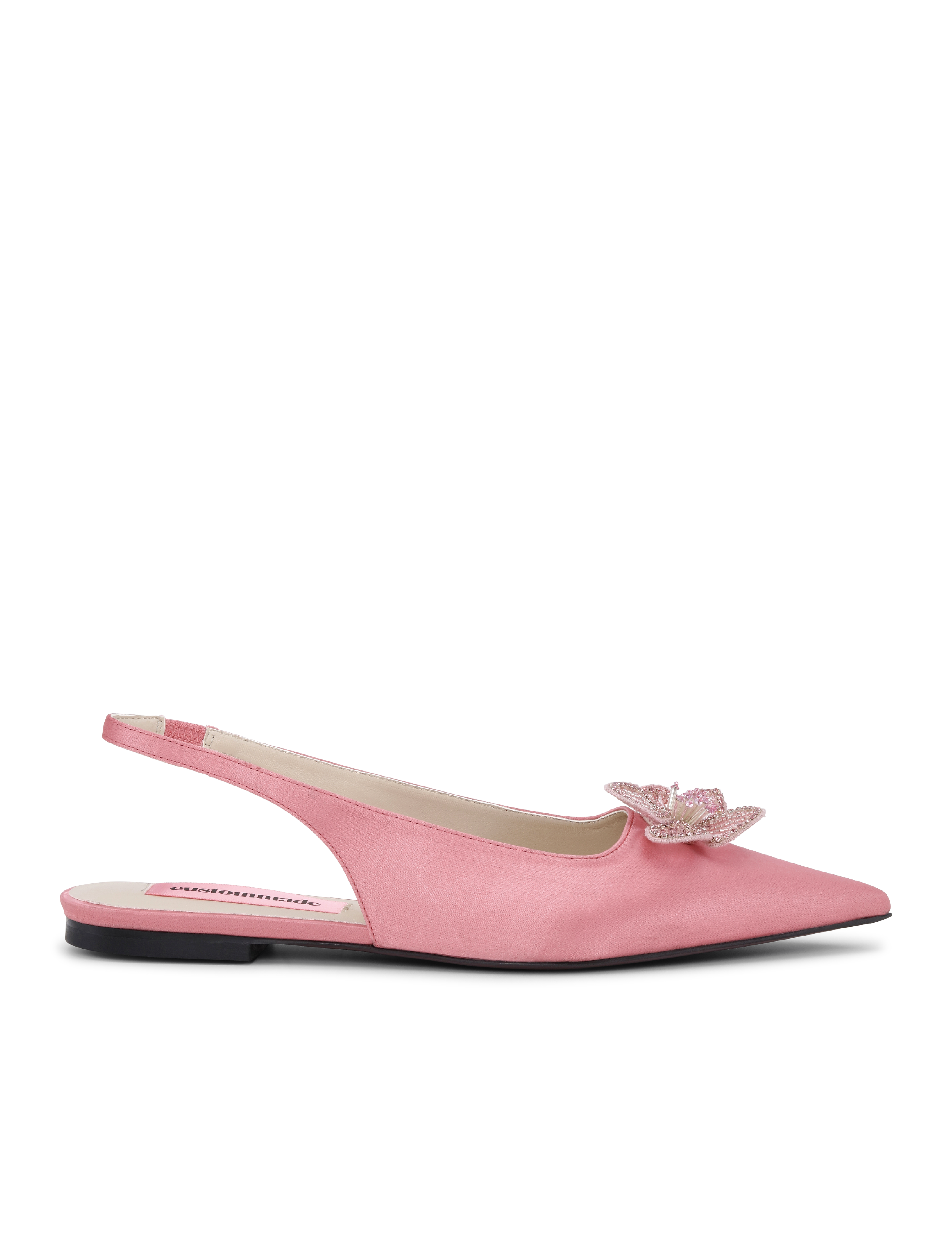 Fiona Flower Satin Blush