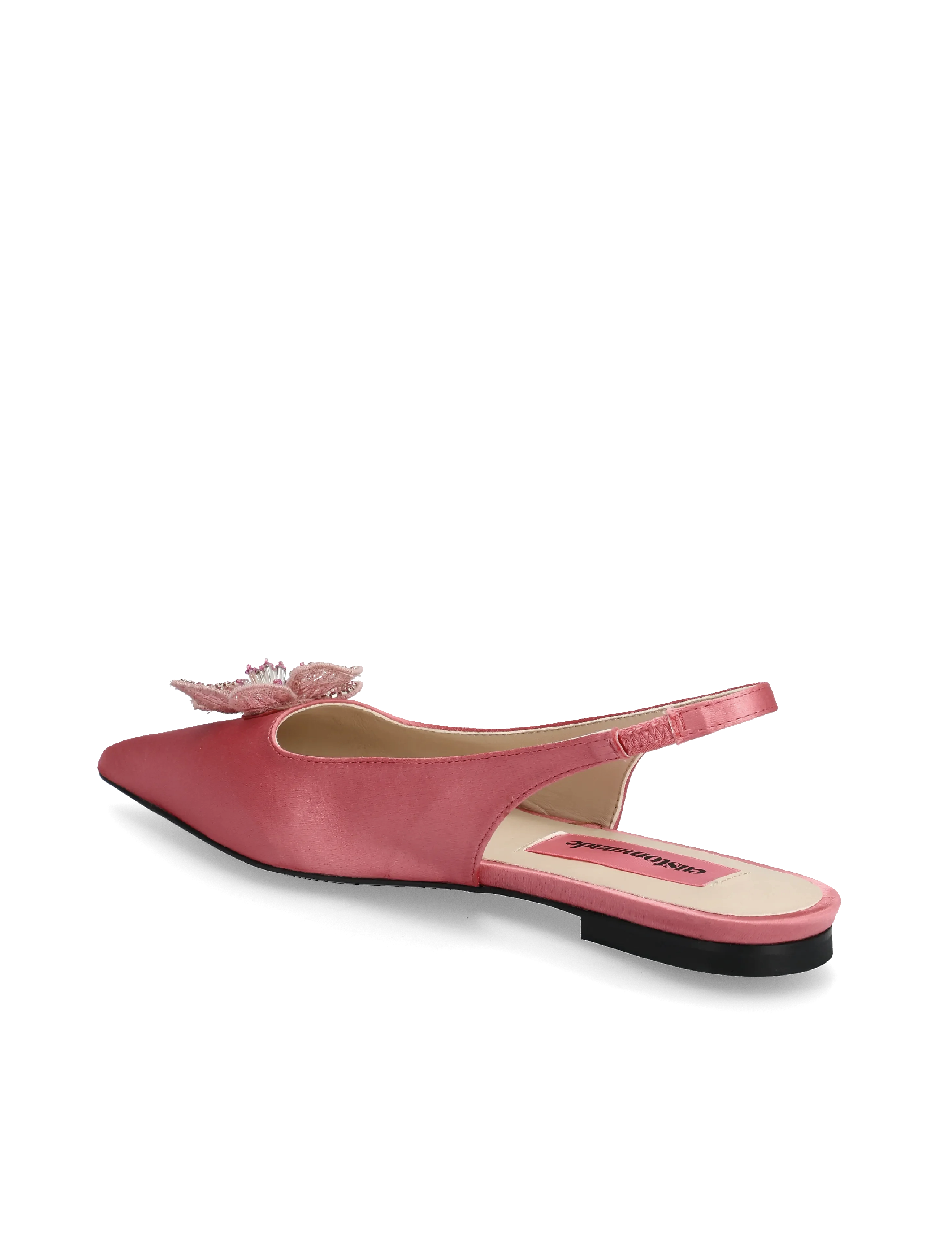 Fiona Flower Satin Blush