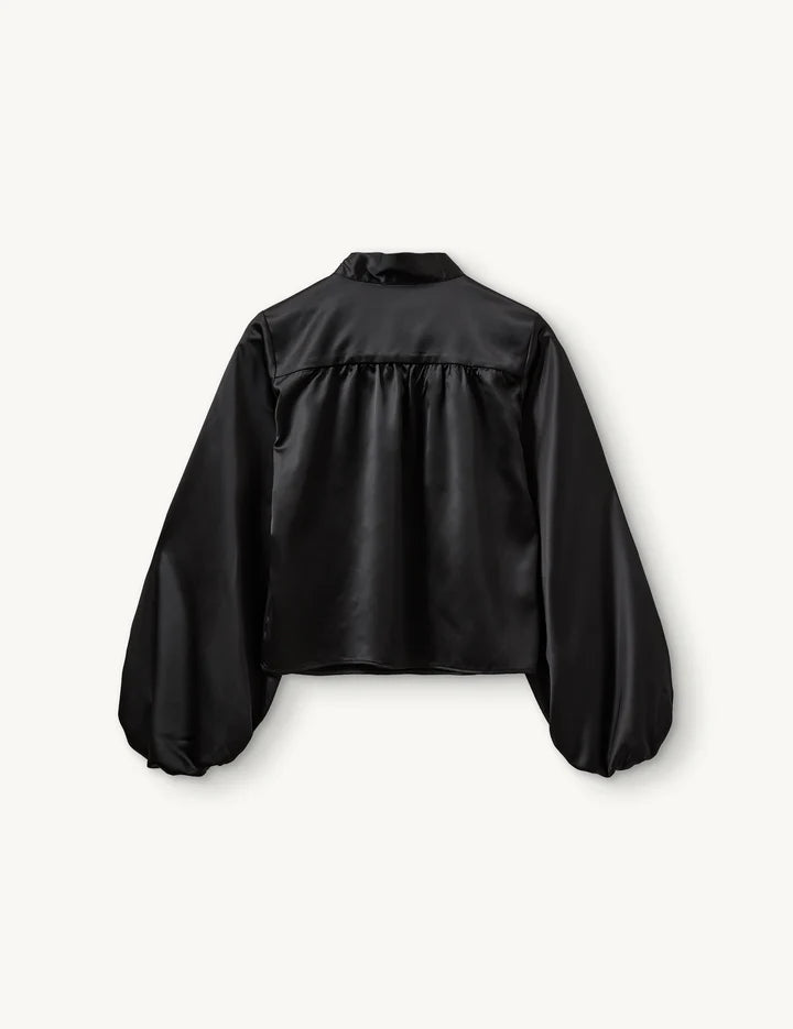 Stella Bow Blouse Black