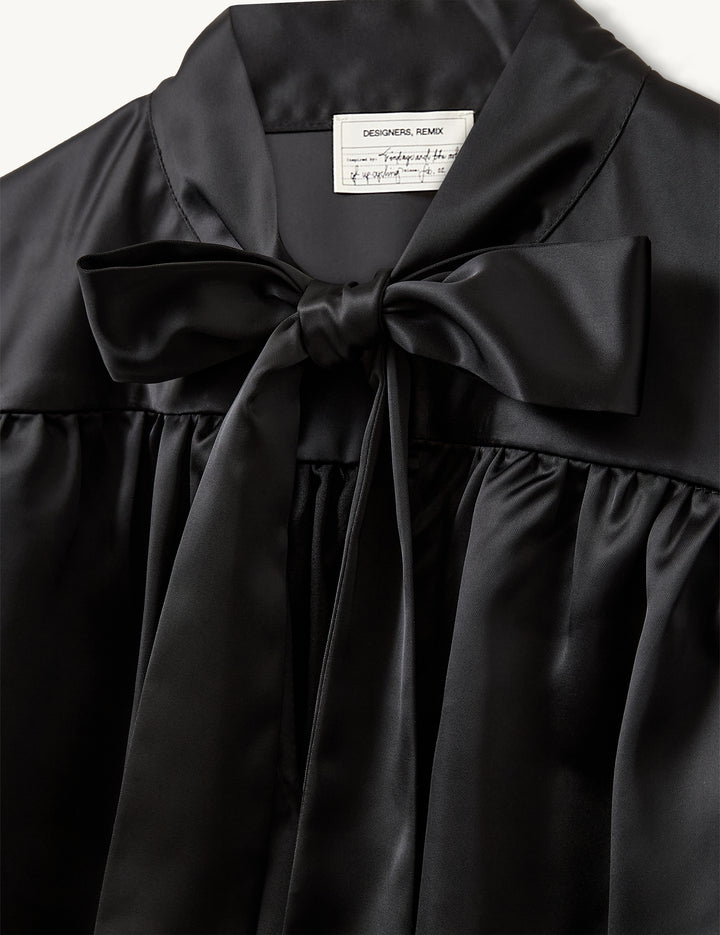 Stella Bow Blouse Black