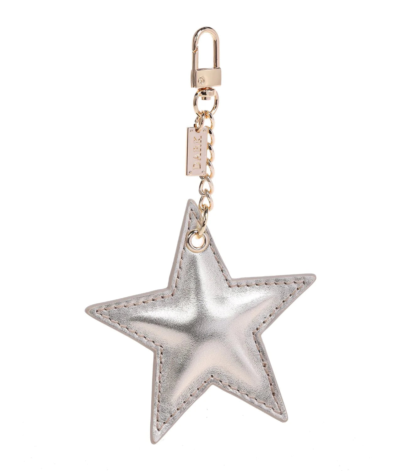 Leather Star Charm Nappa Gold