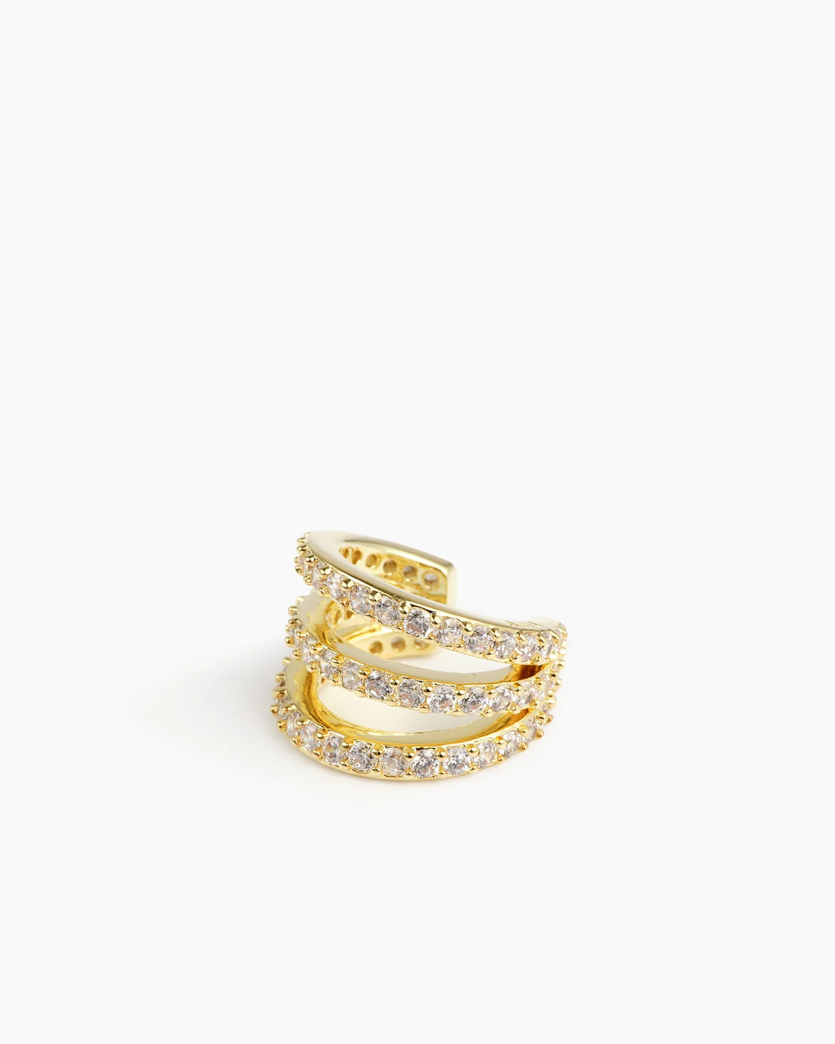 Eterno Tripple Pave Gold
