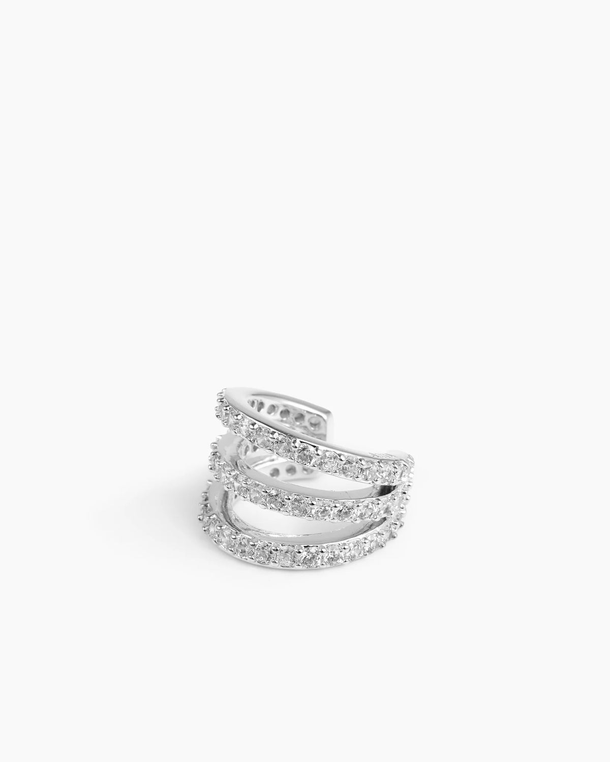 Eterno Tripple Pave Silver