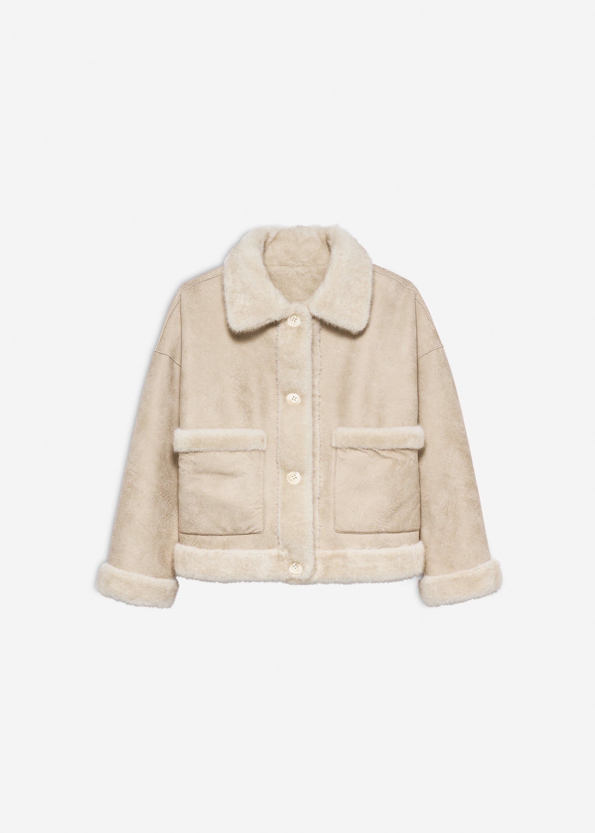 Faje Faux Mink Beige