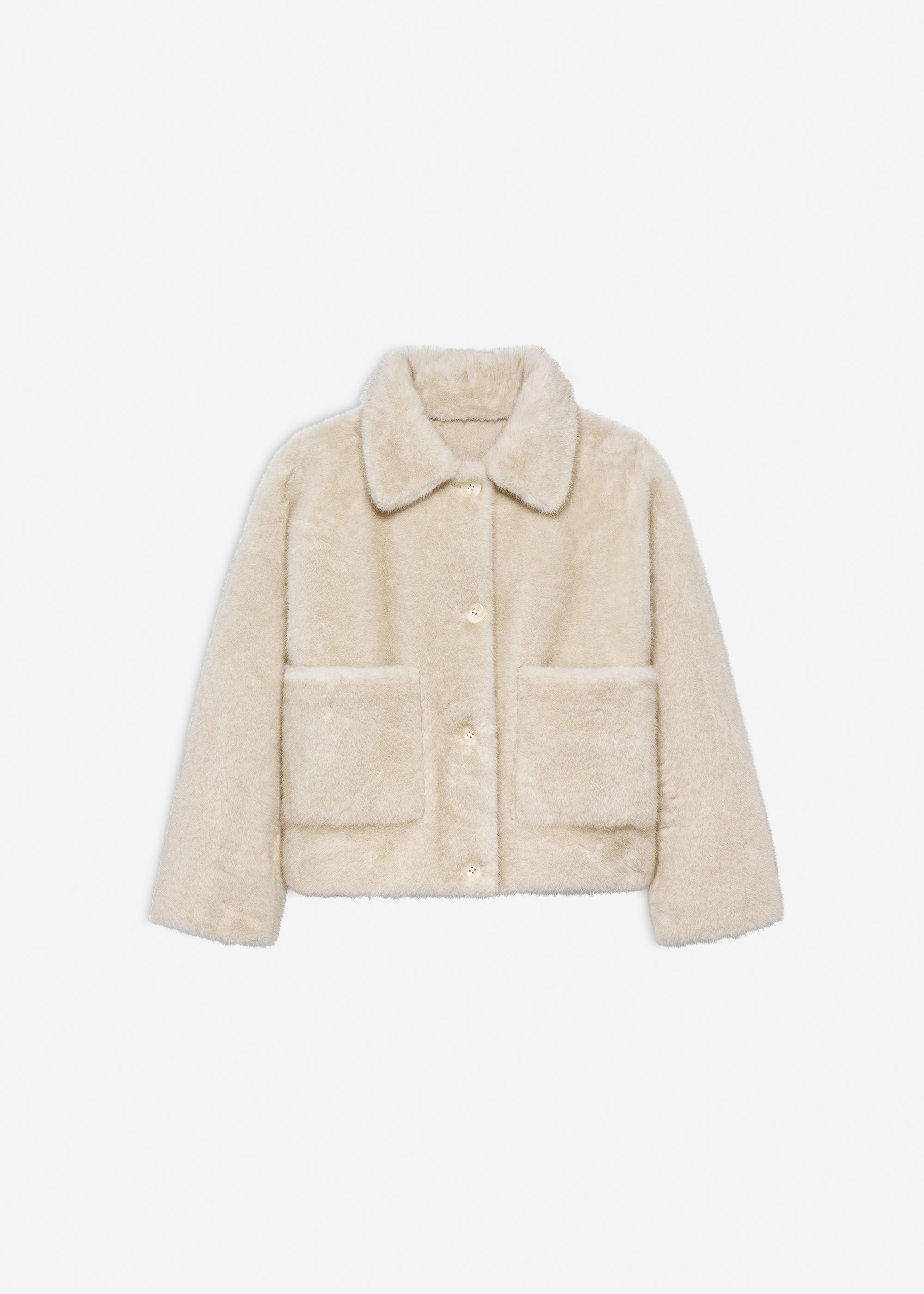 Faje Faux Mink Beige