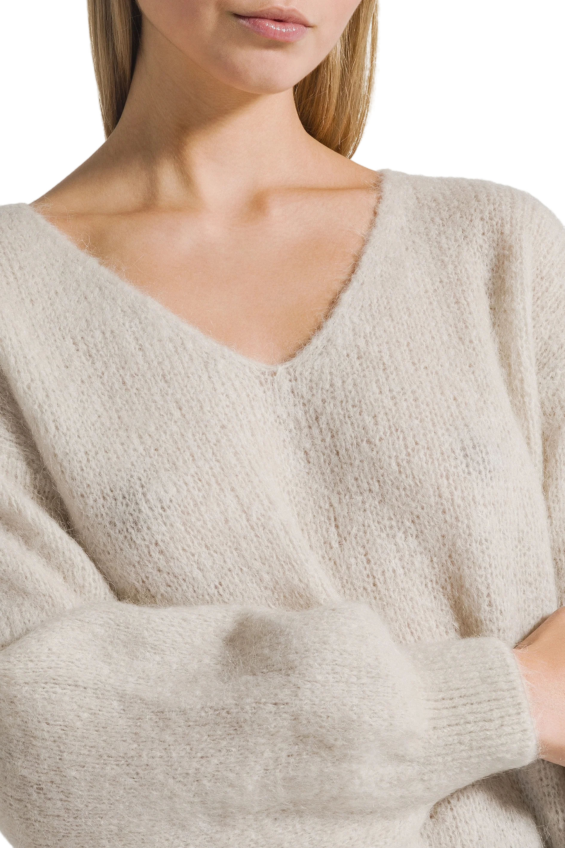 Milana LS Alpaca Pullover Beige