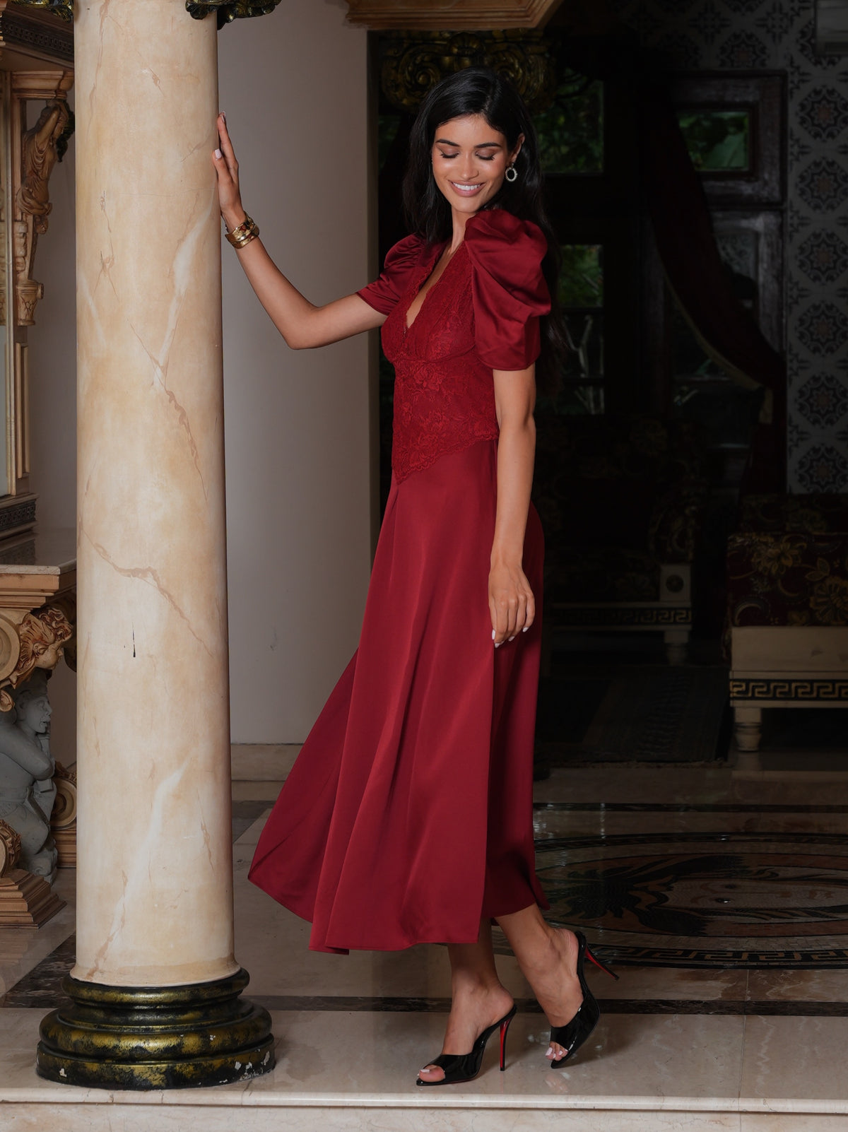 Francis Dress Red