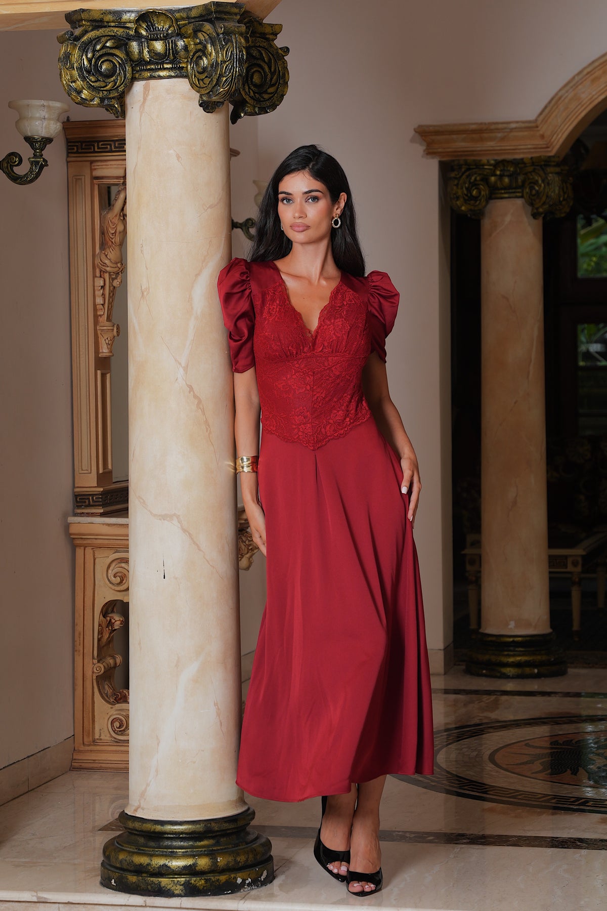 Francis Dress Red