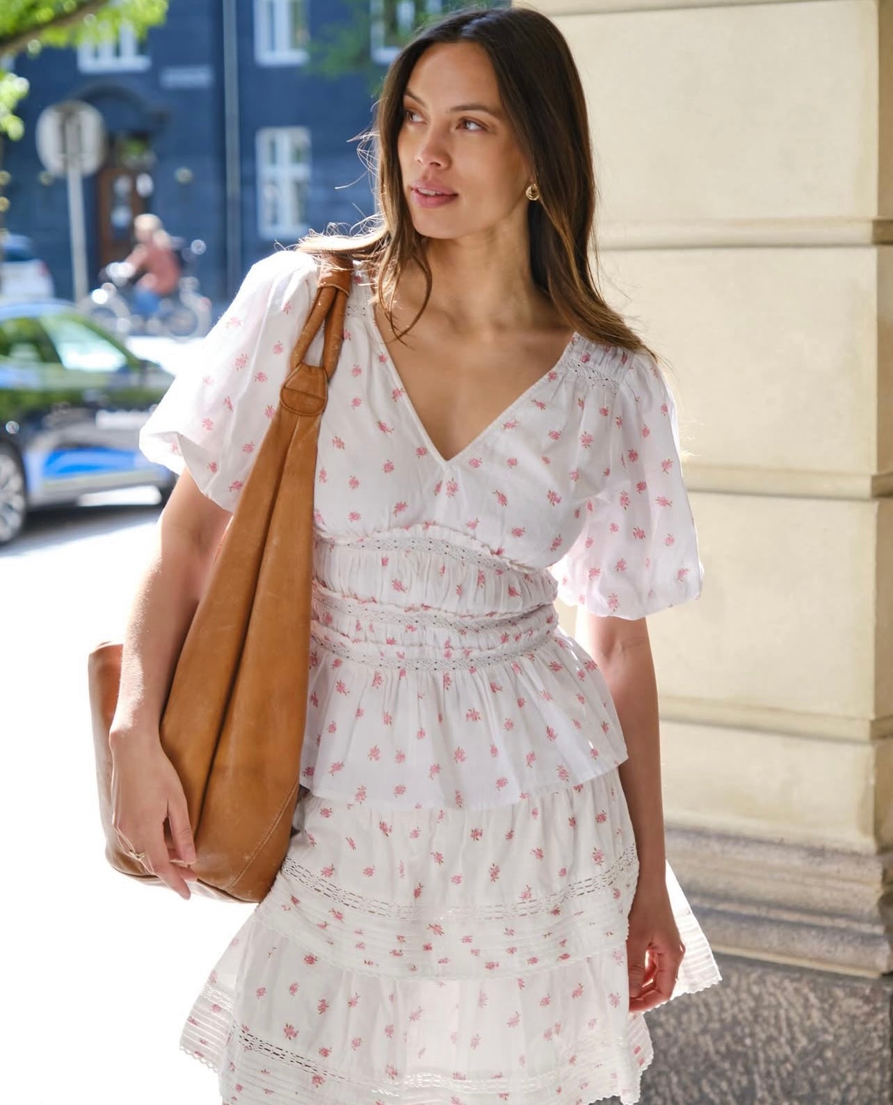 Sapura Fleurie Blouse Rose