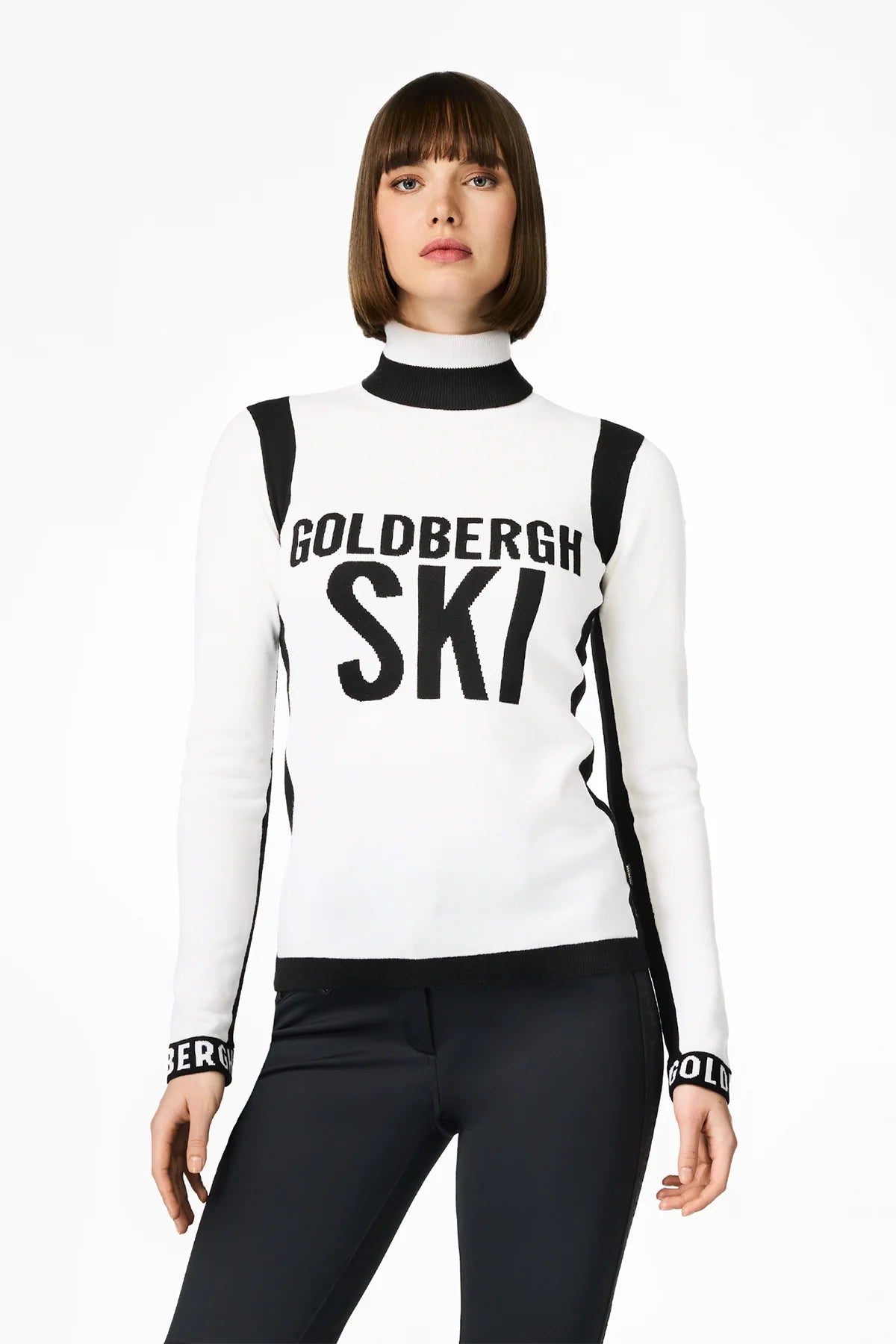Noemi Long Sleeve Knit Sweater White