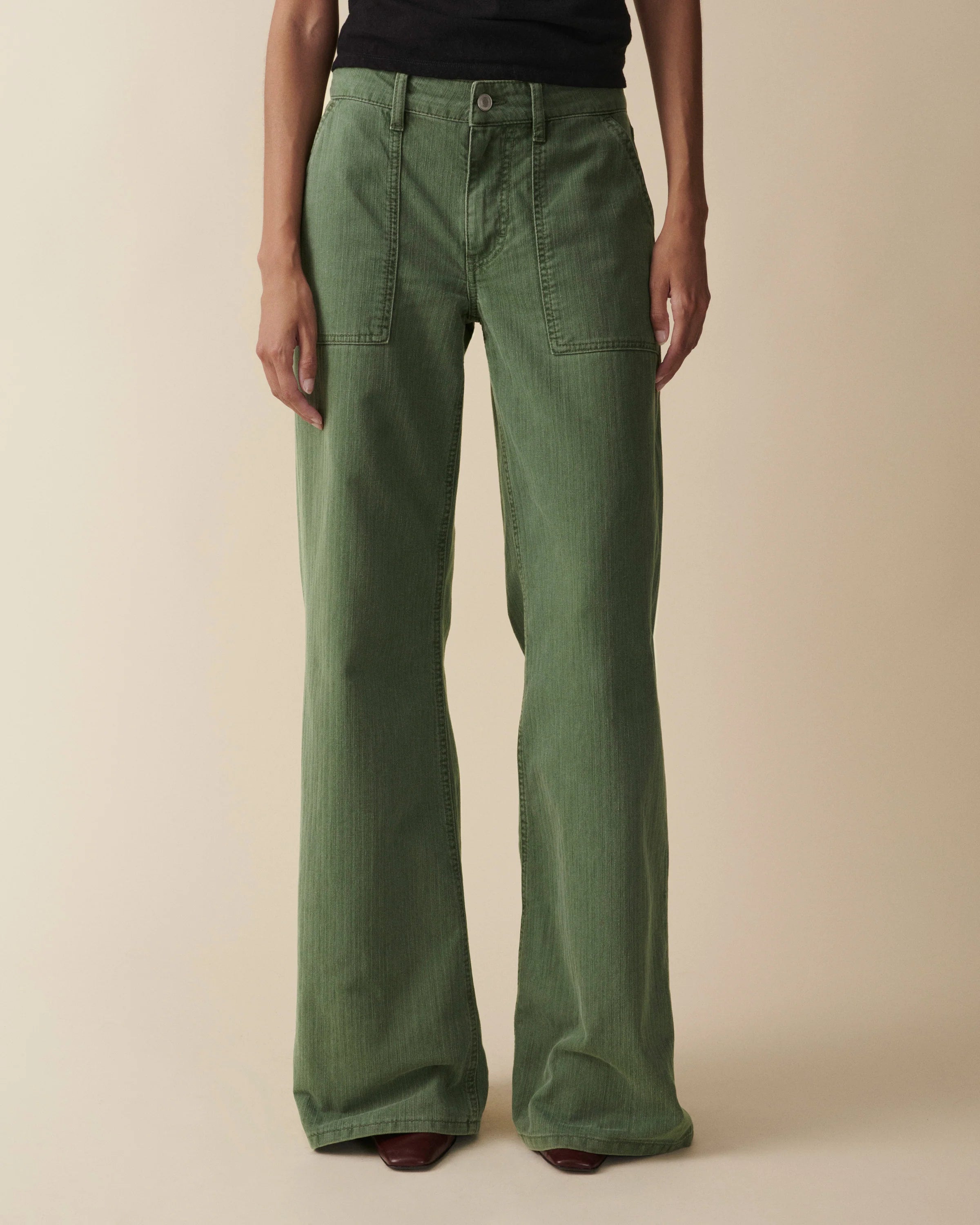 Guell Chevron Khaki Green