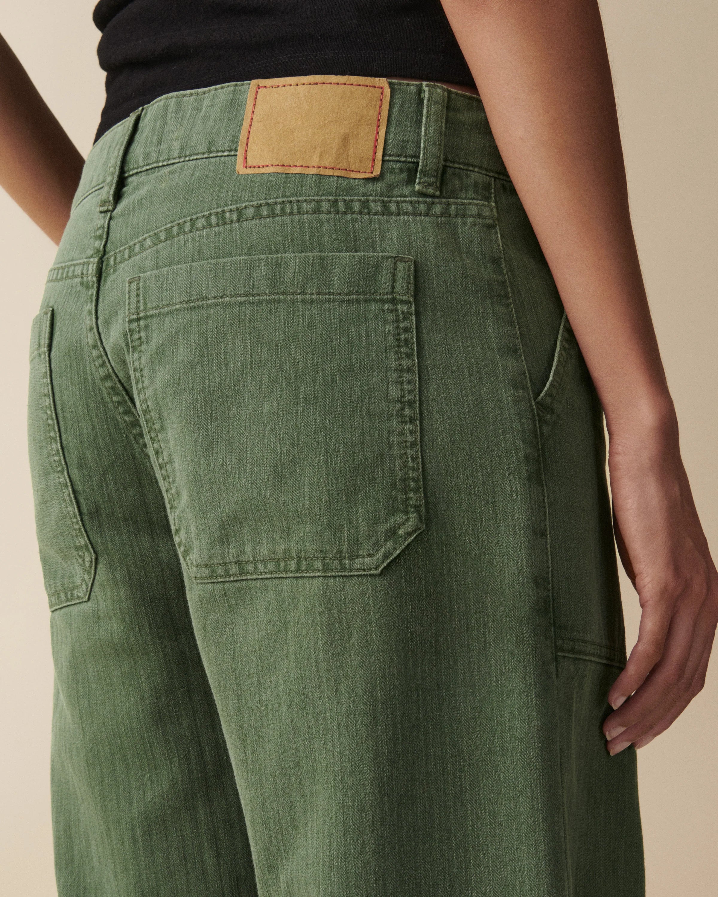 Guell Chevron Khaki Green