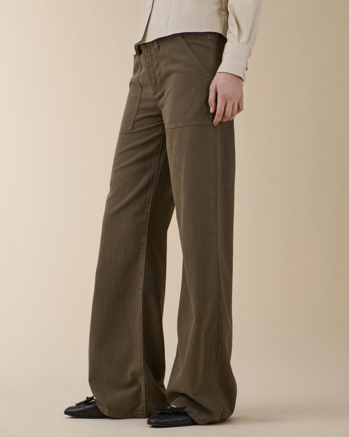 Guell Chevron Khaki Green