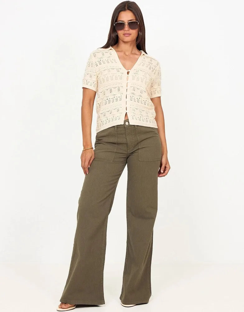 Guell Chevron Khaki Green