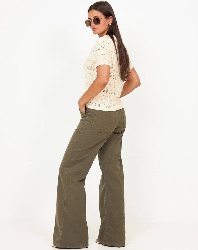 Guell Chevron Khaki Green