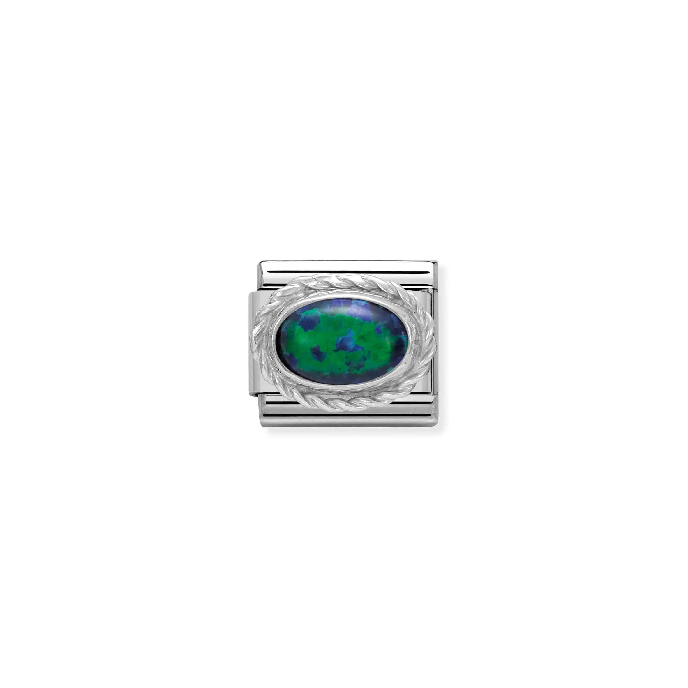 Green Opal Stone Silver