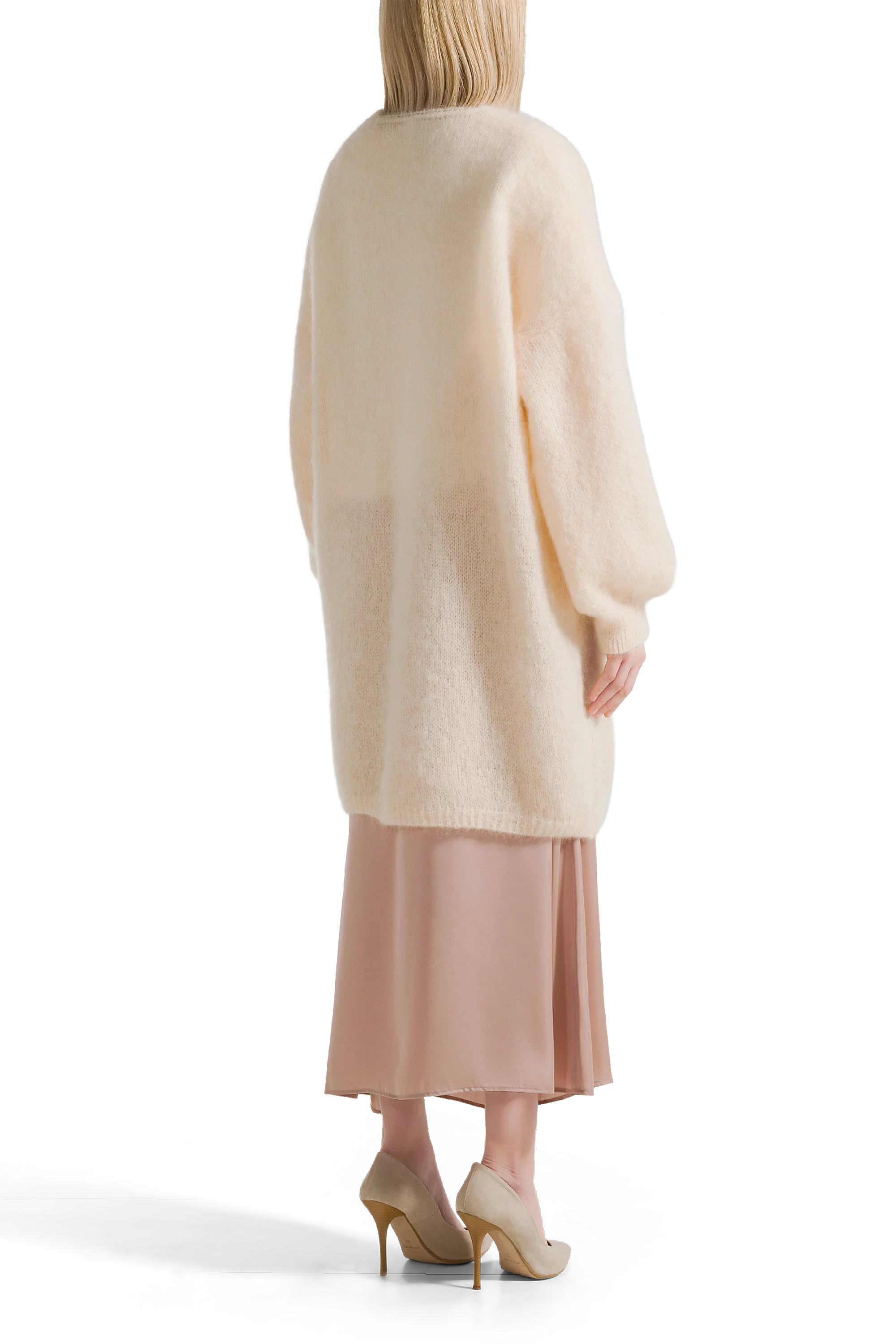 Lee Midi Cardigan Almond