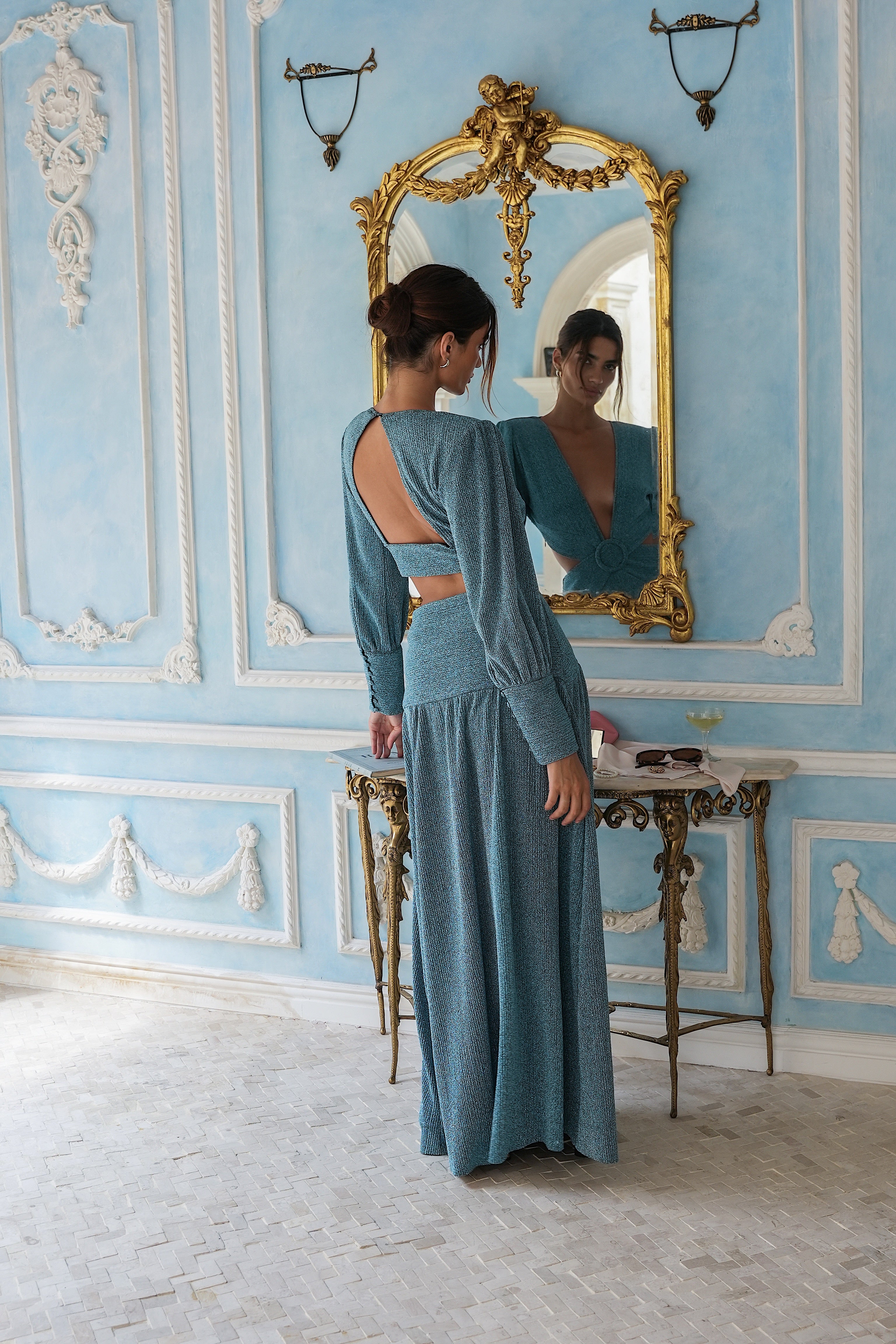 Mable Maxi Dress Turqoise