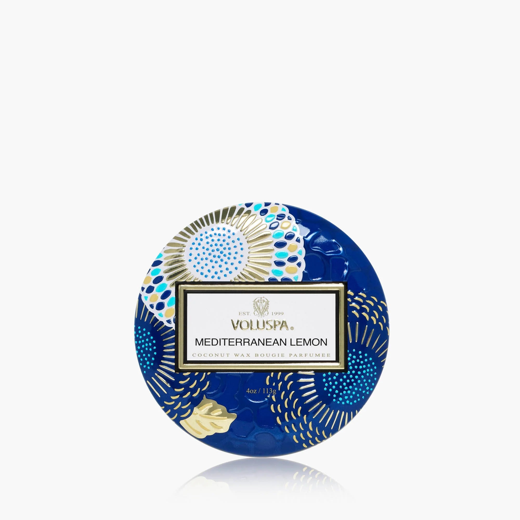 Mini Tin Candle 113g Mediterranean Lemon