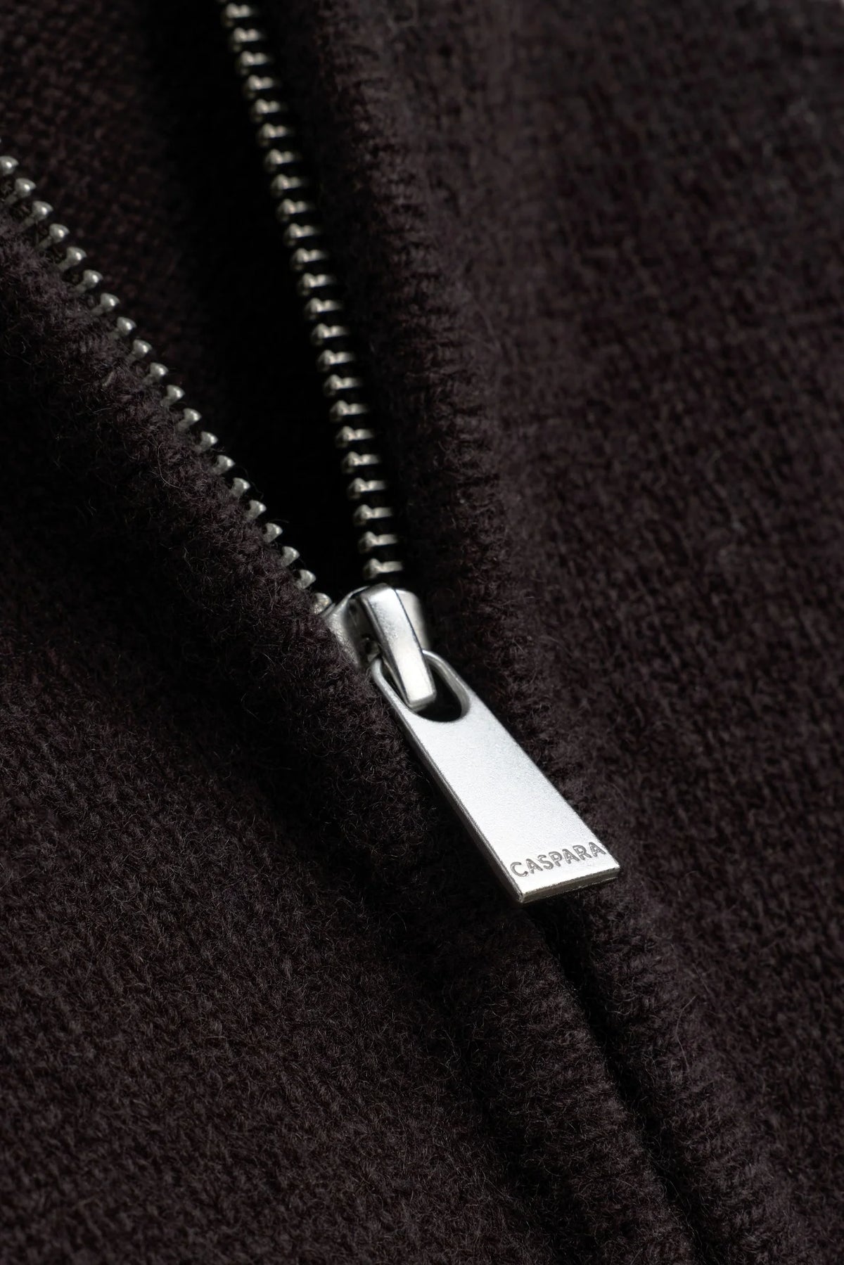 Woolknit Zip Jacket Cocoa Bean